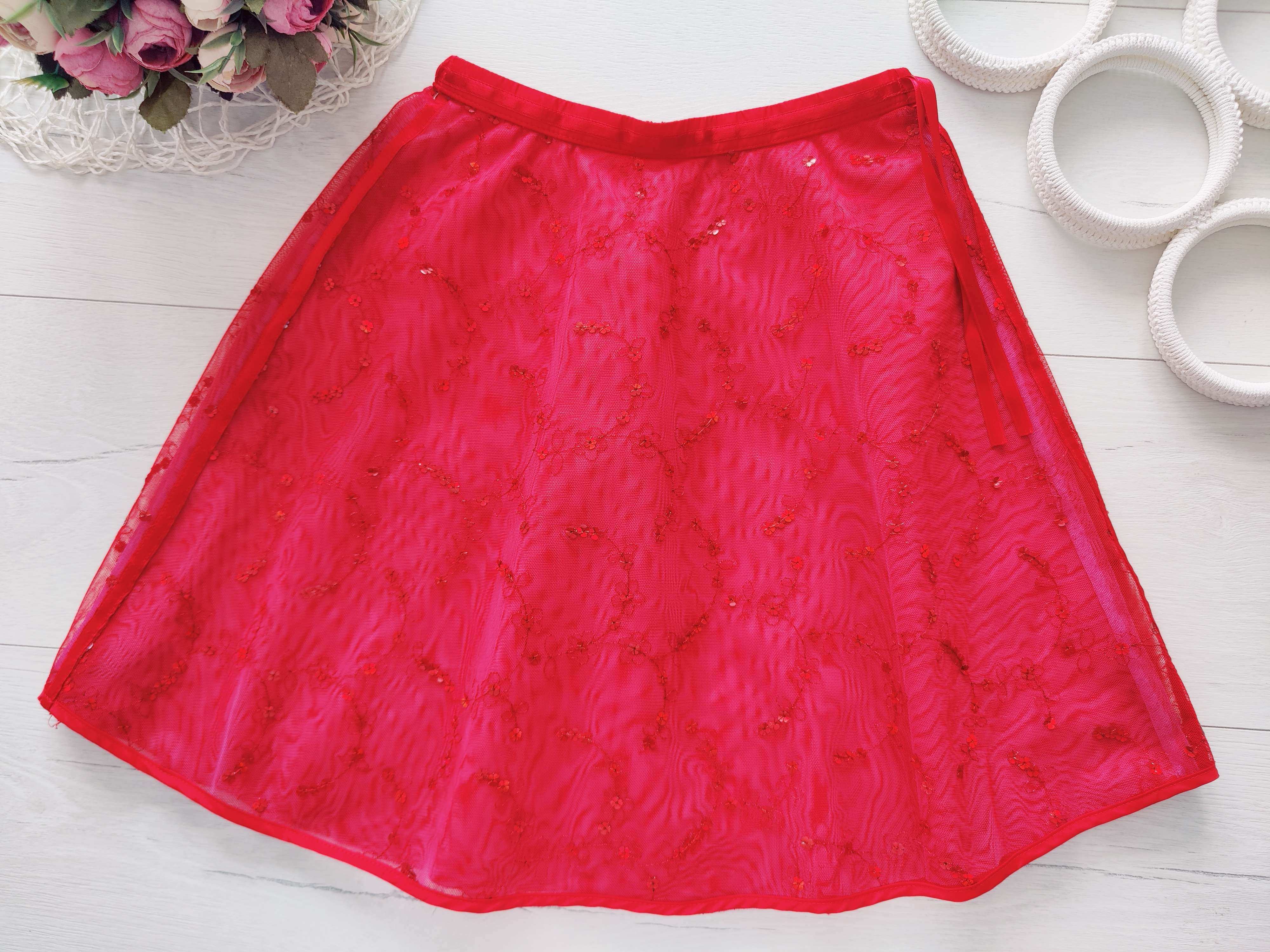 5,6 лет, рост 116 Нарядная детская юбка