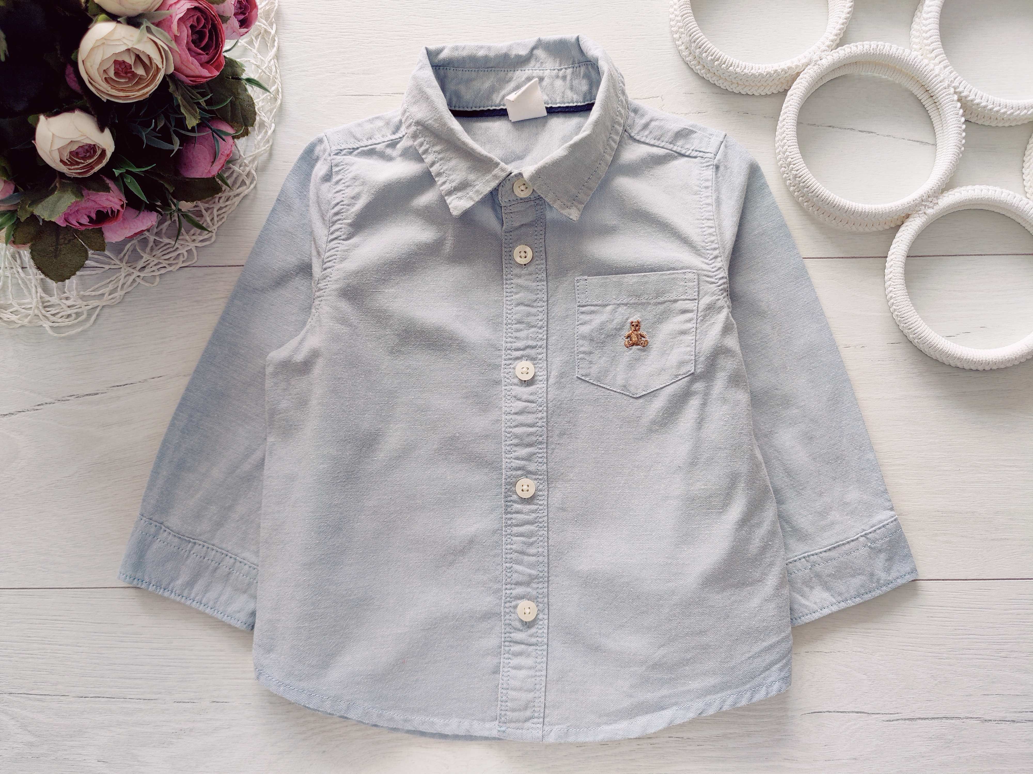 18,24 міс, зріст 90 Дитяча сорочка з рукавами