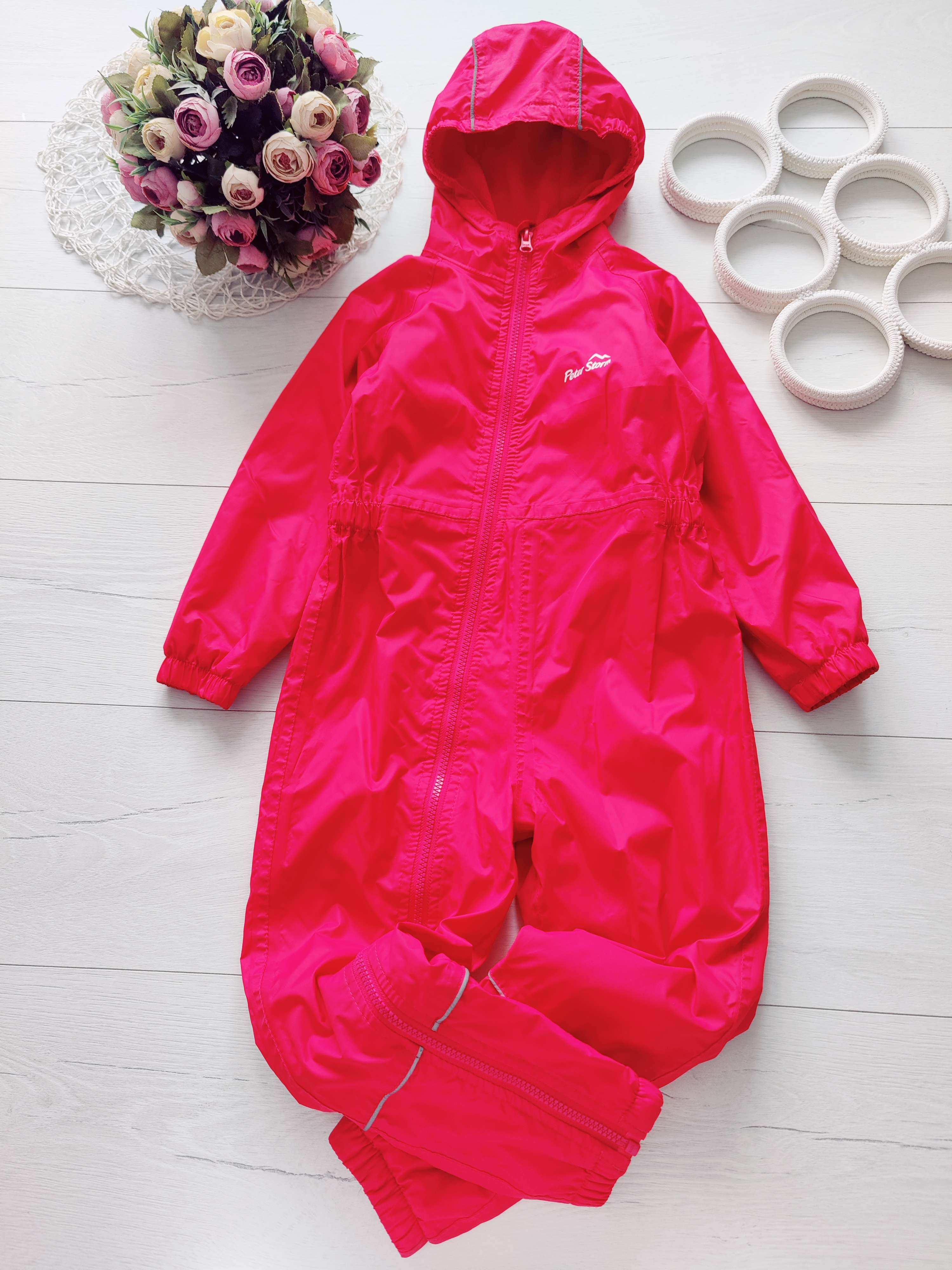 3,4 роки, зріст 98,104 Демісезонний комбінезон на фдісі для дівчинки