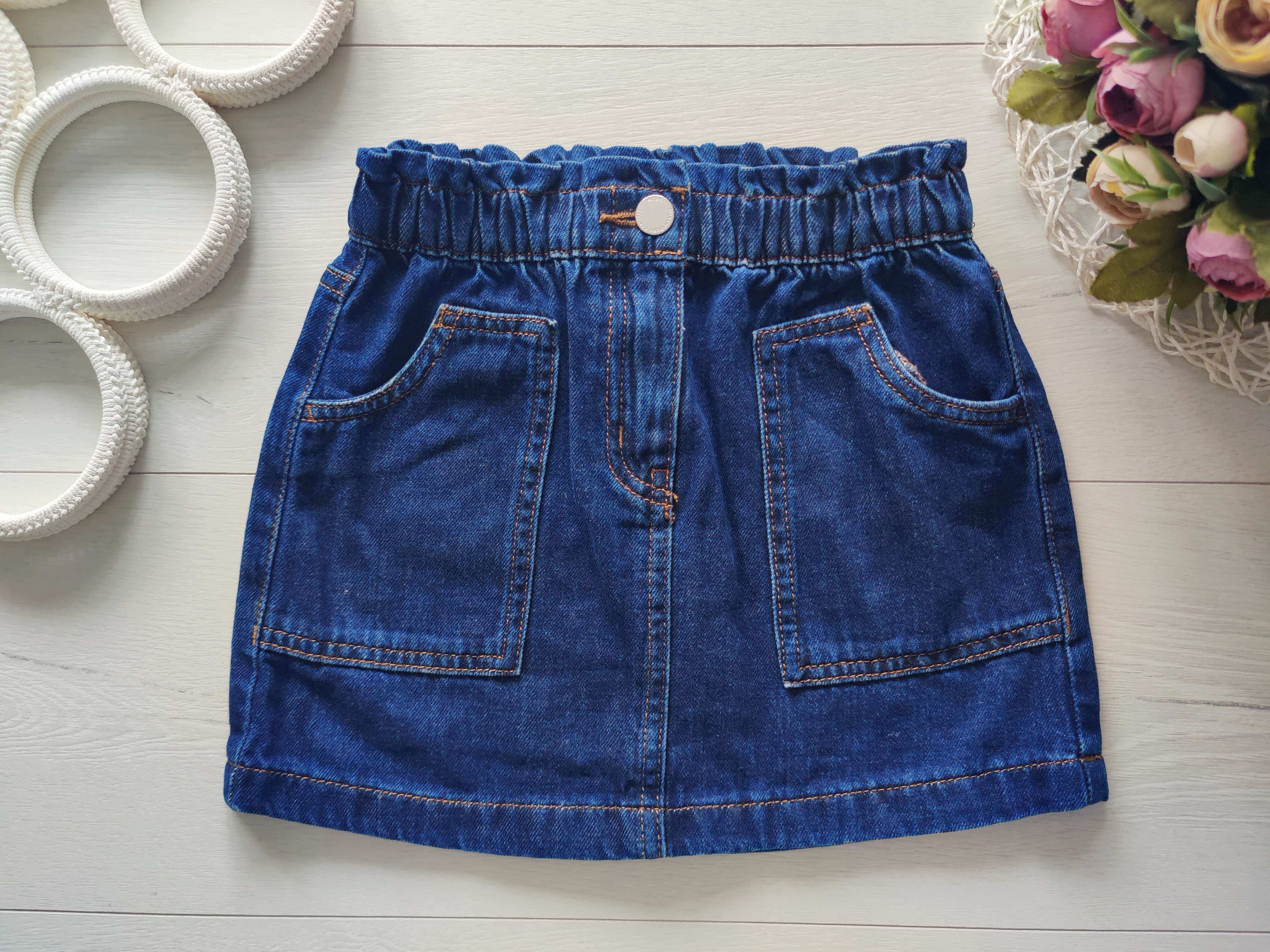 6 років, зріст 116 Джинсова спідниця на гумці