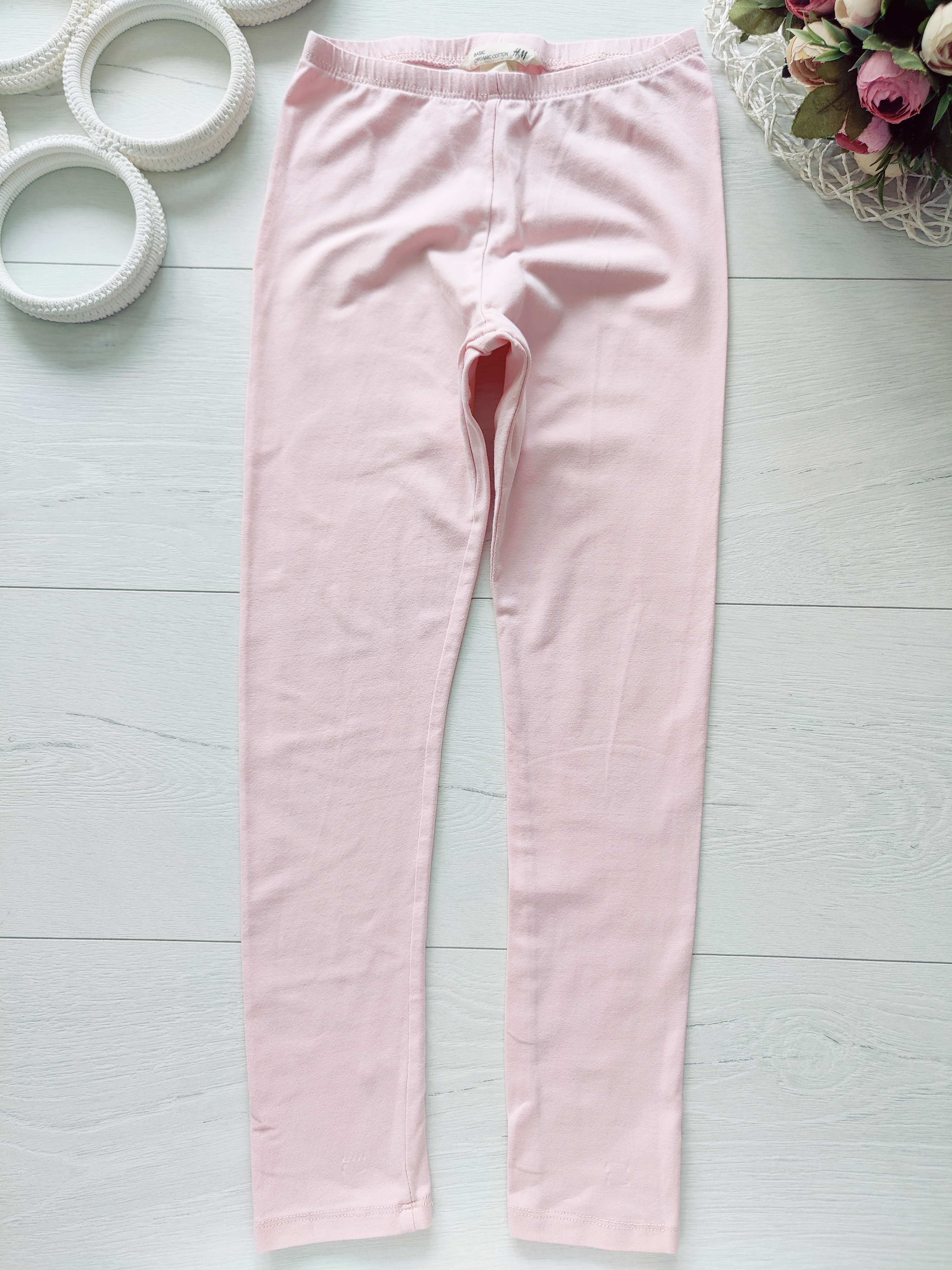 7,8 років, зріст 128 Лосини ніжно рожеві