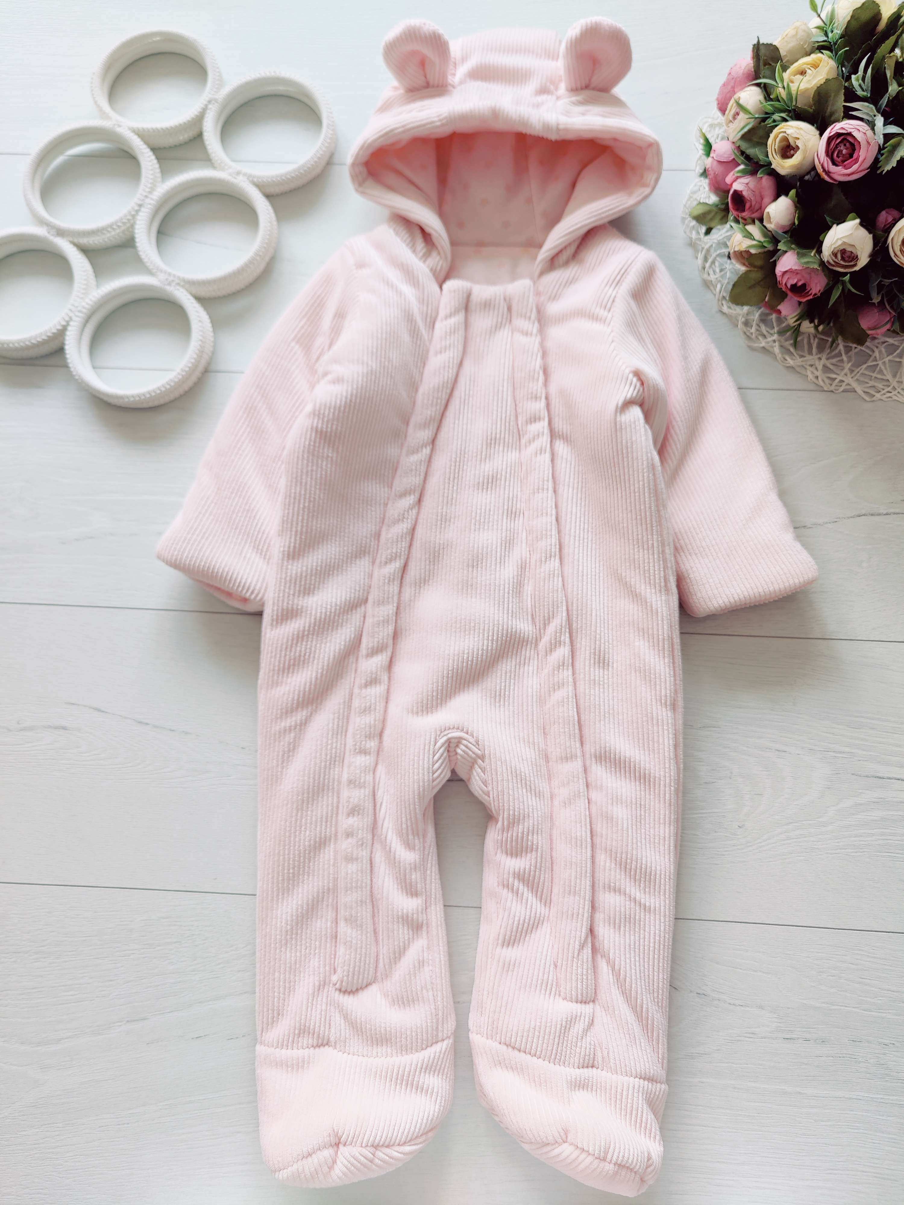 6,9 міс, Демісезонний комбінезон на синтепоні