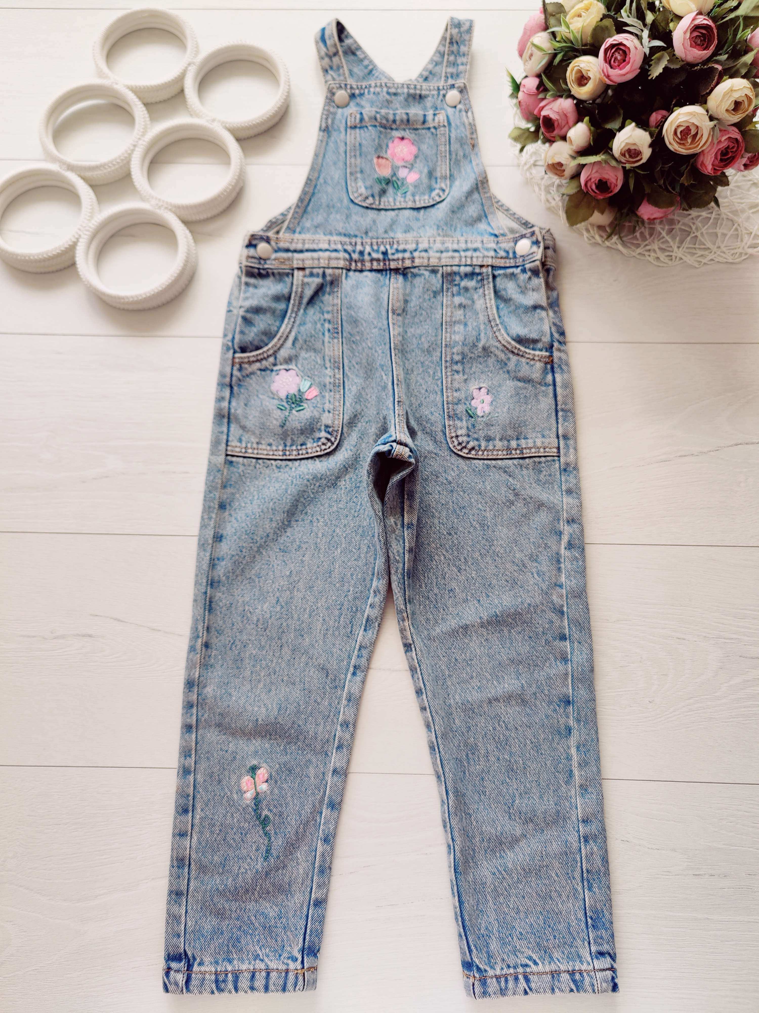 4,5 років, зріст 104,110 Джинсовий комбінезон для дівчинки