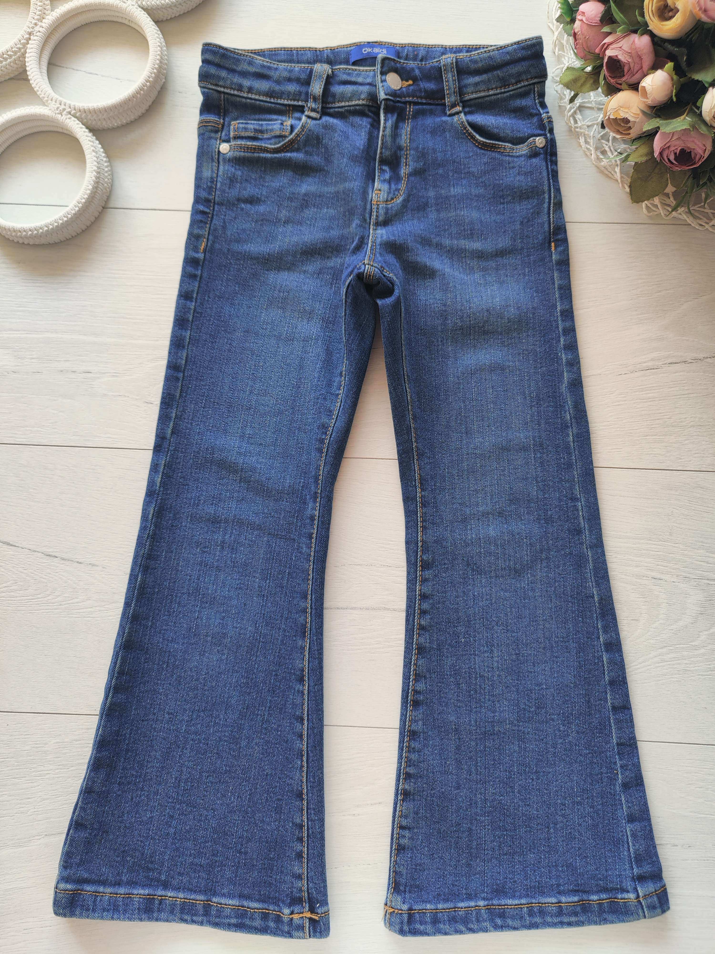 5 років, зріст 110 Стретчеві джинси для дівчинки Okaїdi