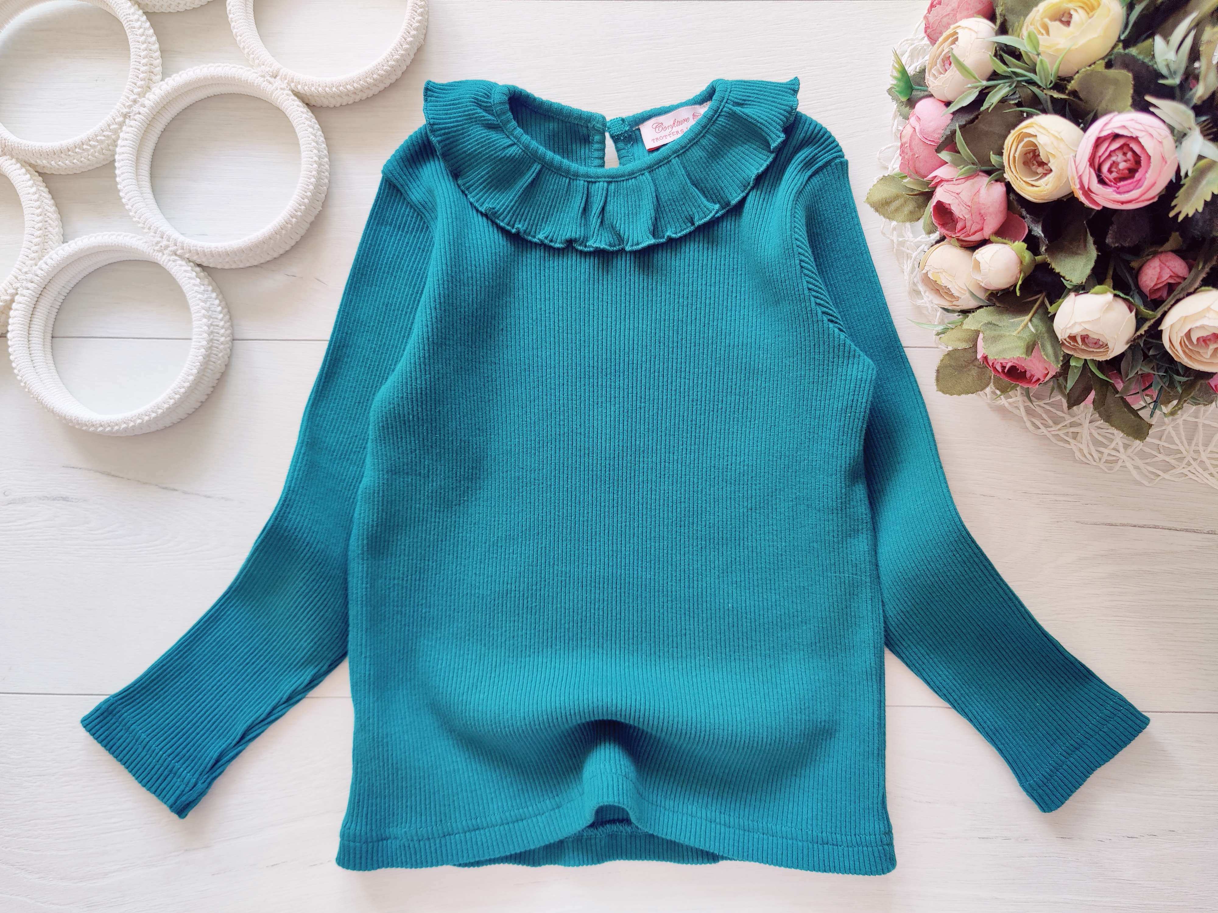 4,5 років, зріст 104,110 Лонгслів для дівчинки в рубчик