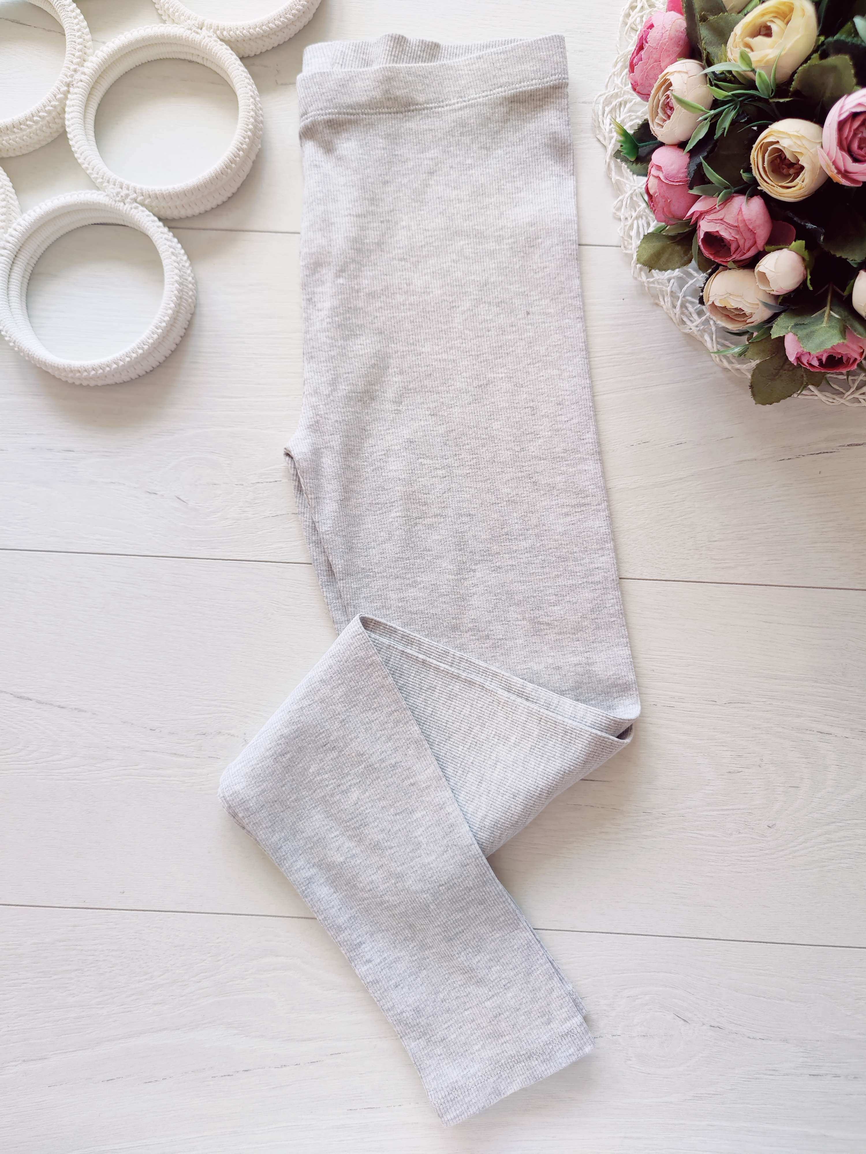 10,11 років, зріст 140,146 Сірі лосини в рубчик