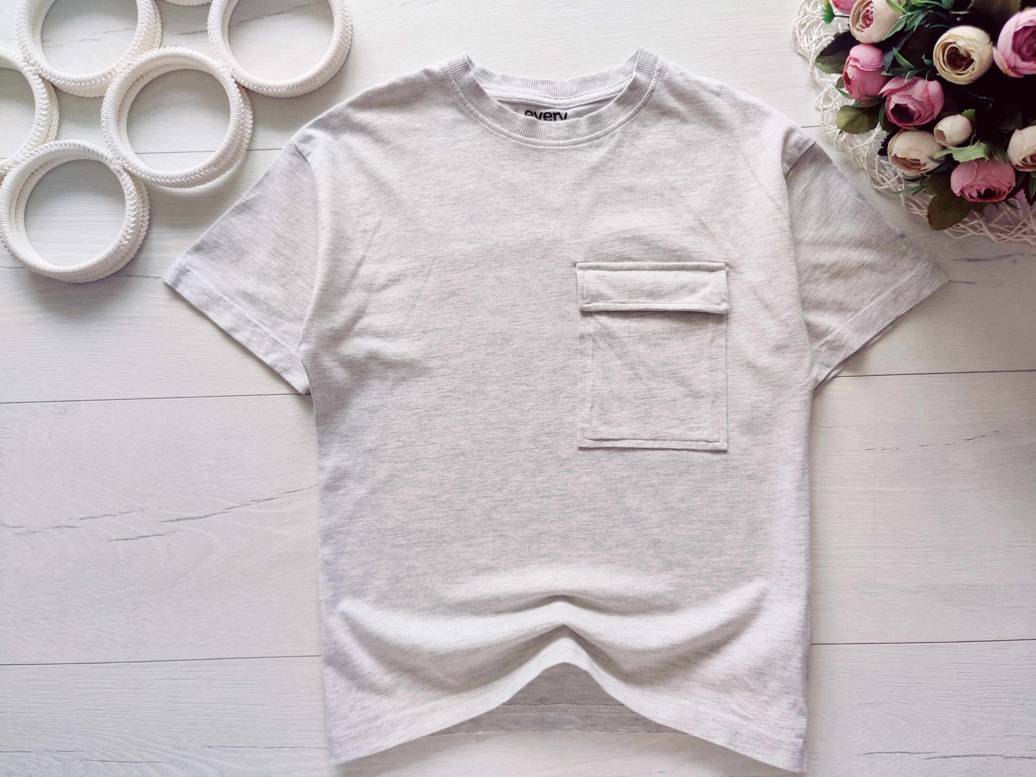 8 лет, рост 128 Футболка с карманом