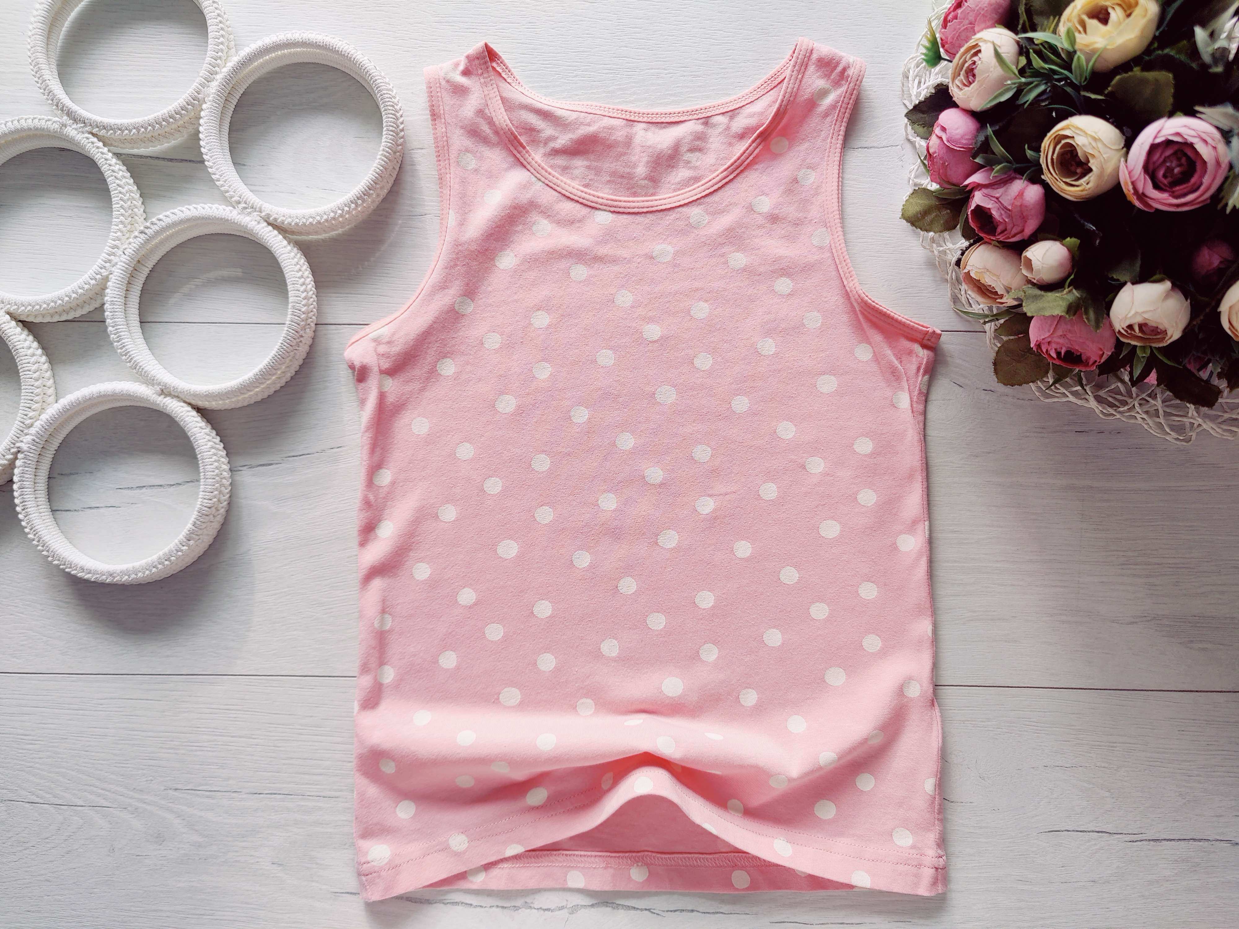 7,8 років, зріст 128 Майка в горох