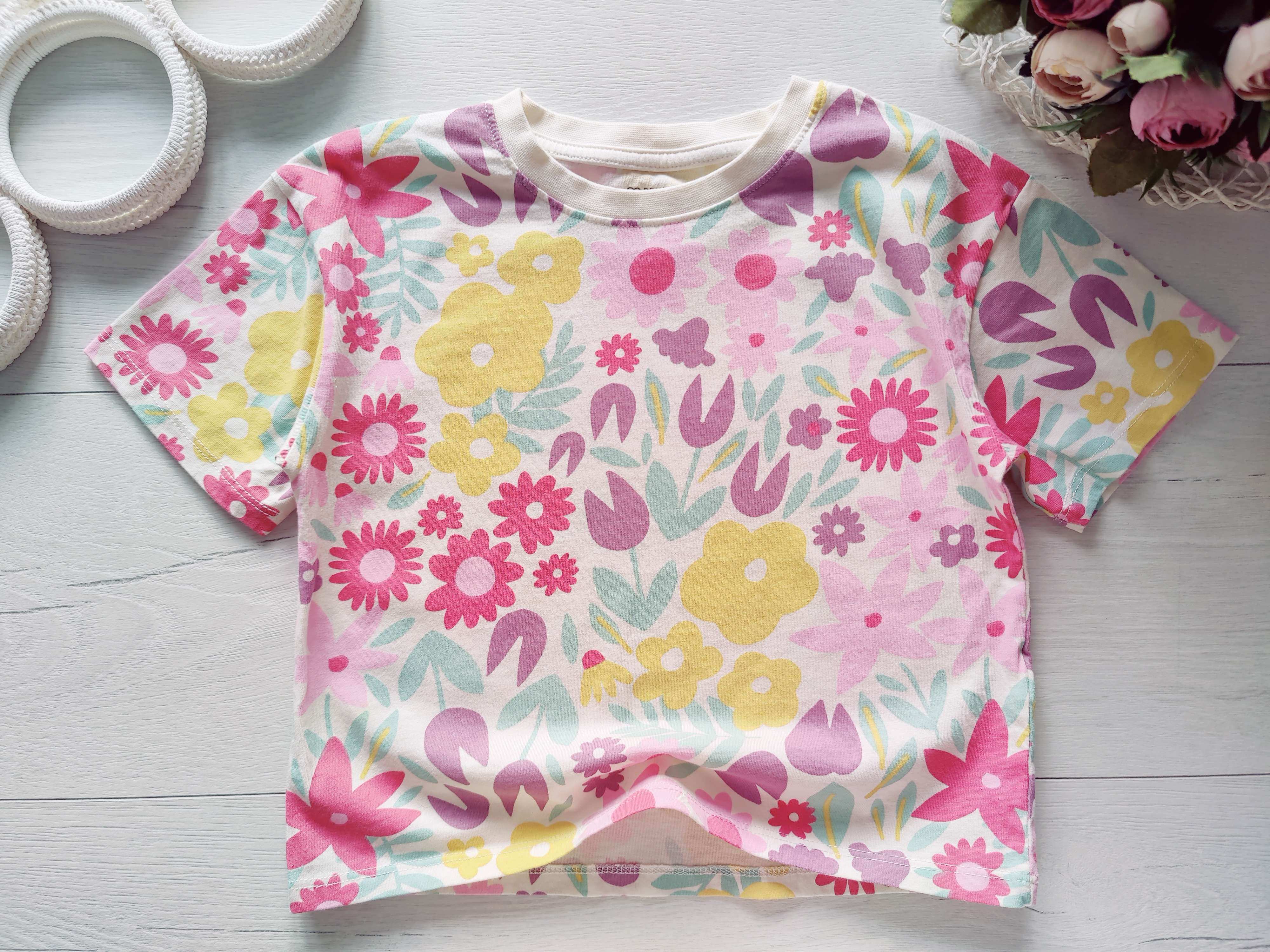 5,6 лет, рост 116 Футболка оверсайз