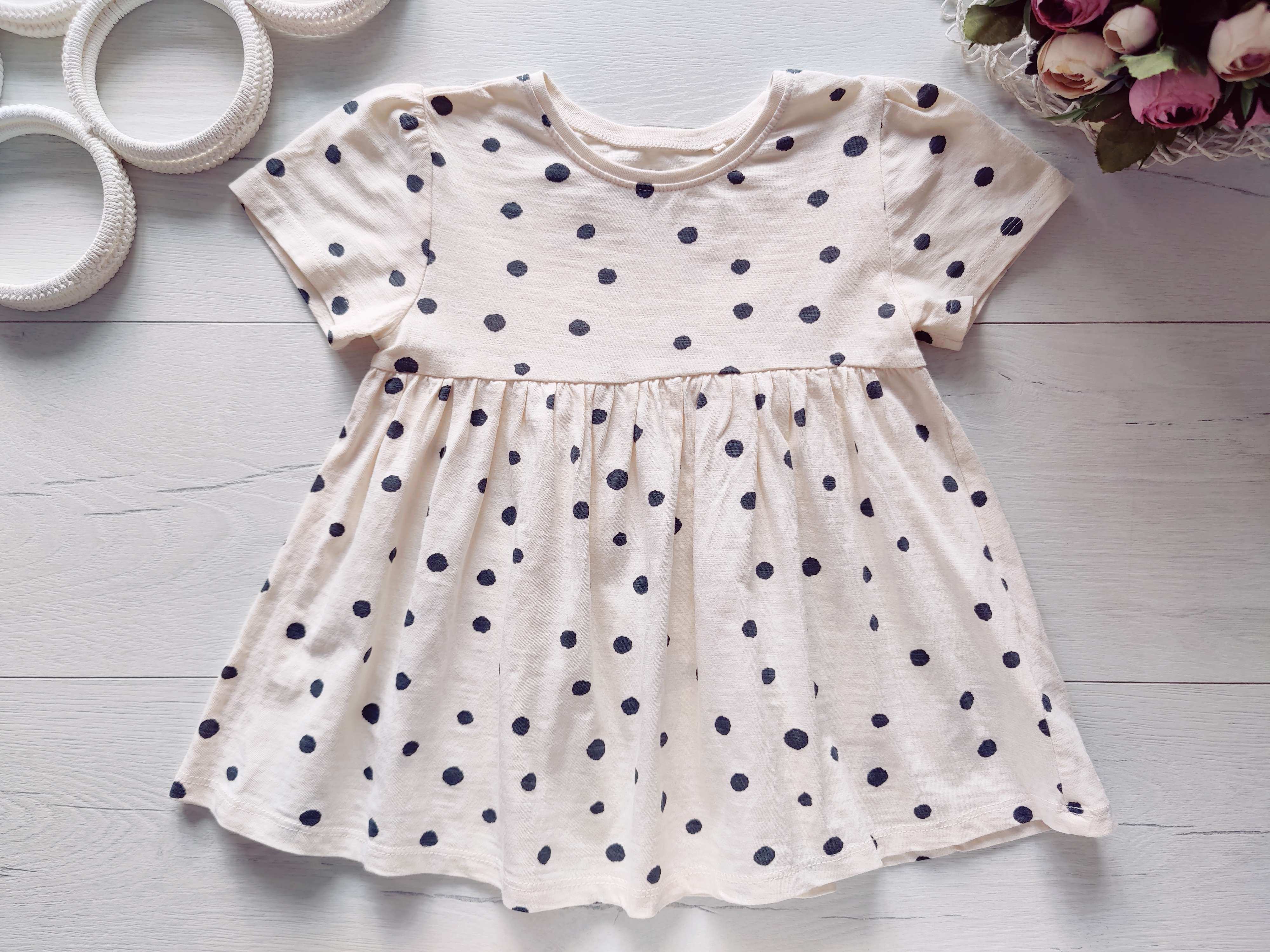 4,5 років, зріст 110 Футболка в горошок