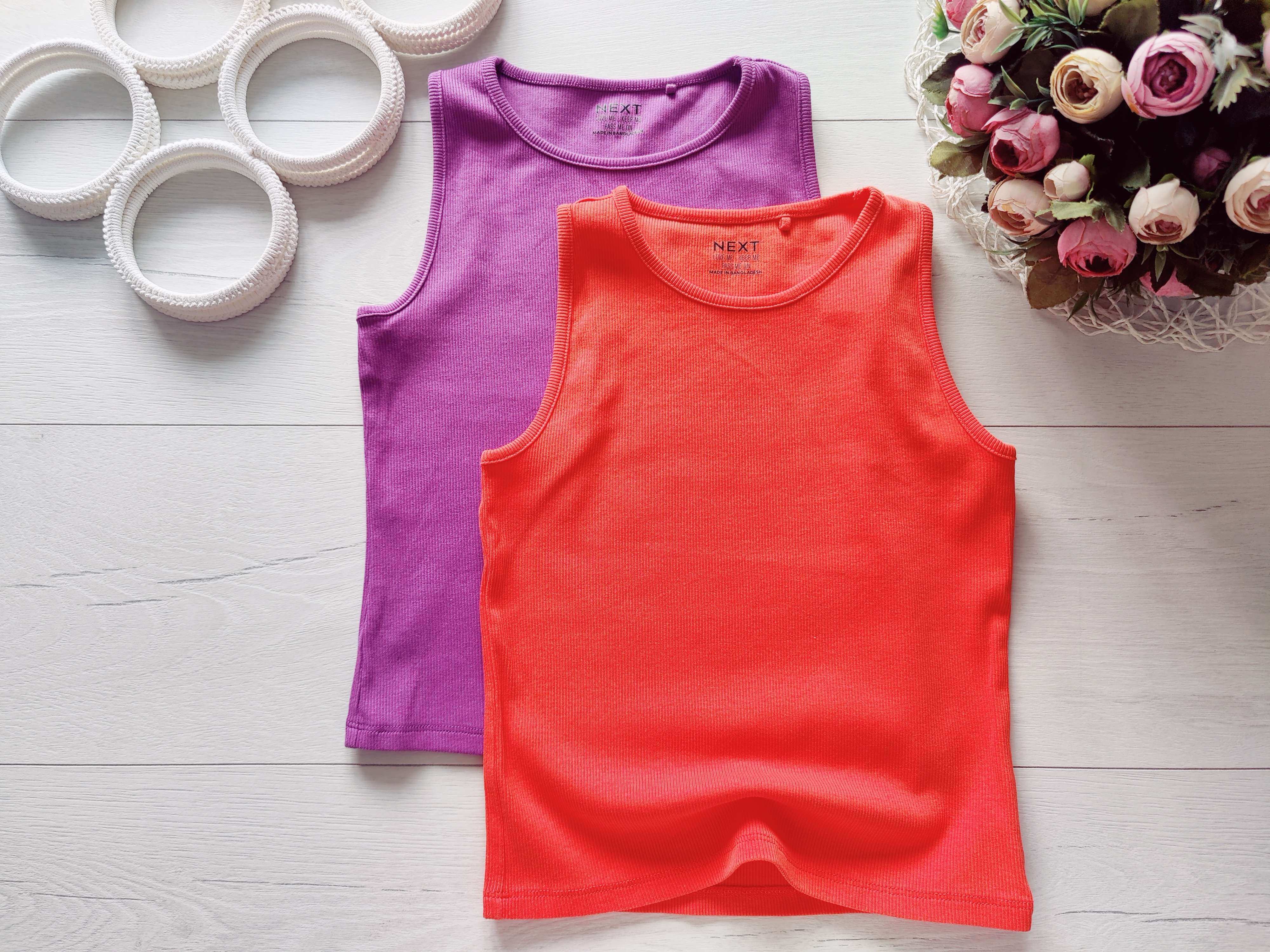 11 років, зріст 146 Набір майок у рубчик