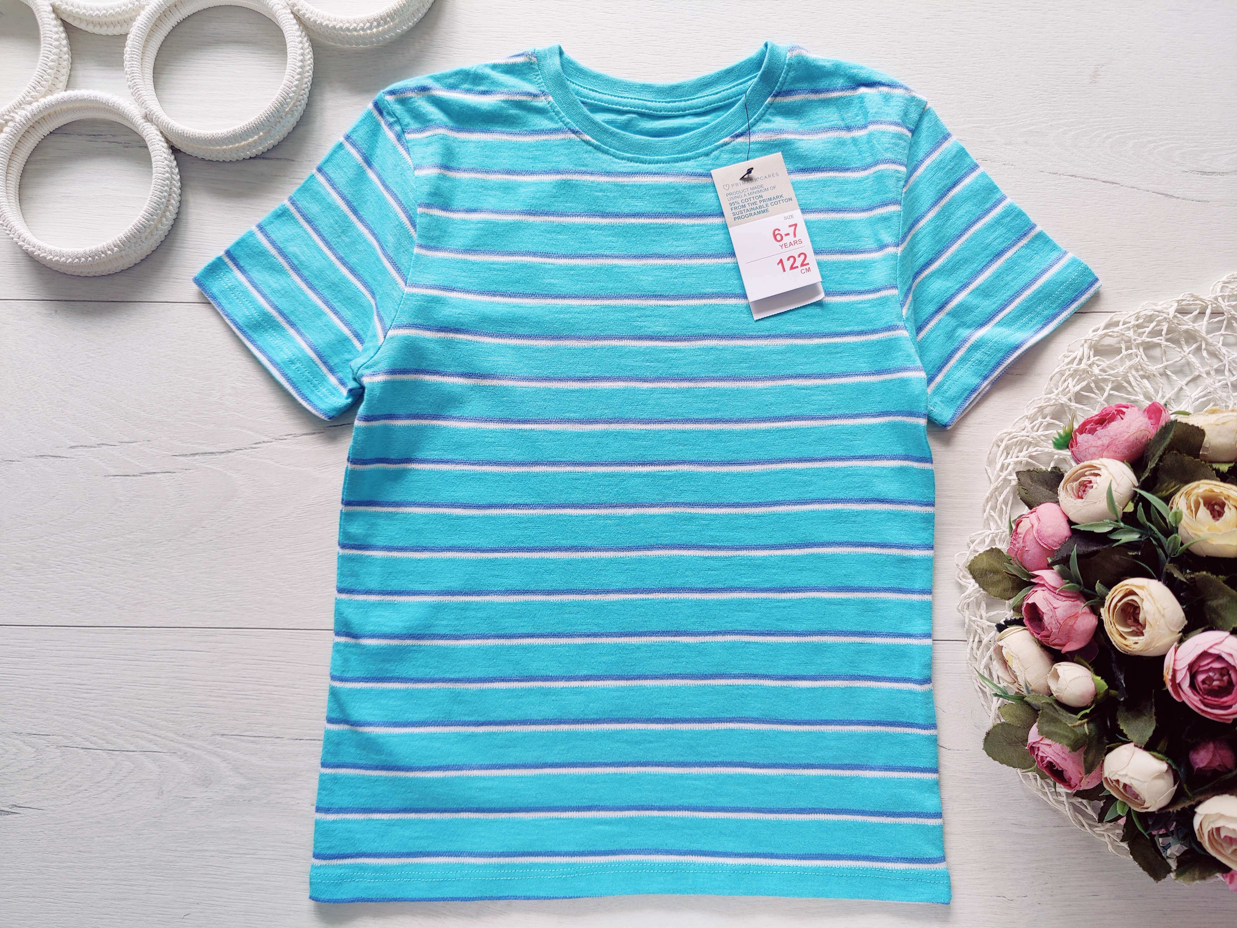 6,7 лет, рост 122 Красивая новая футболка