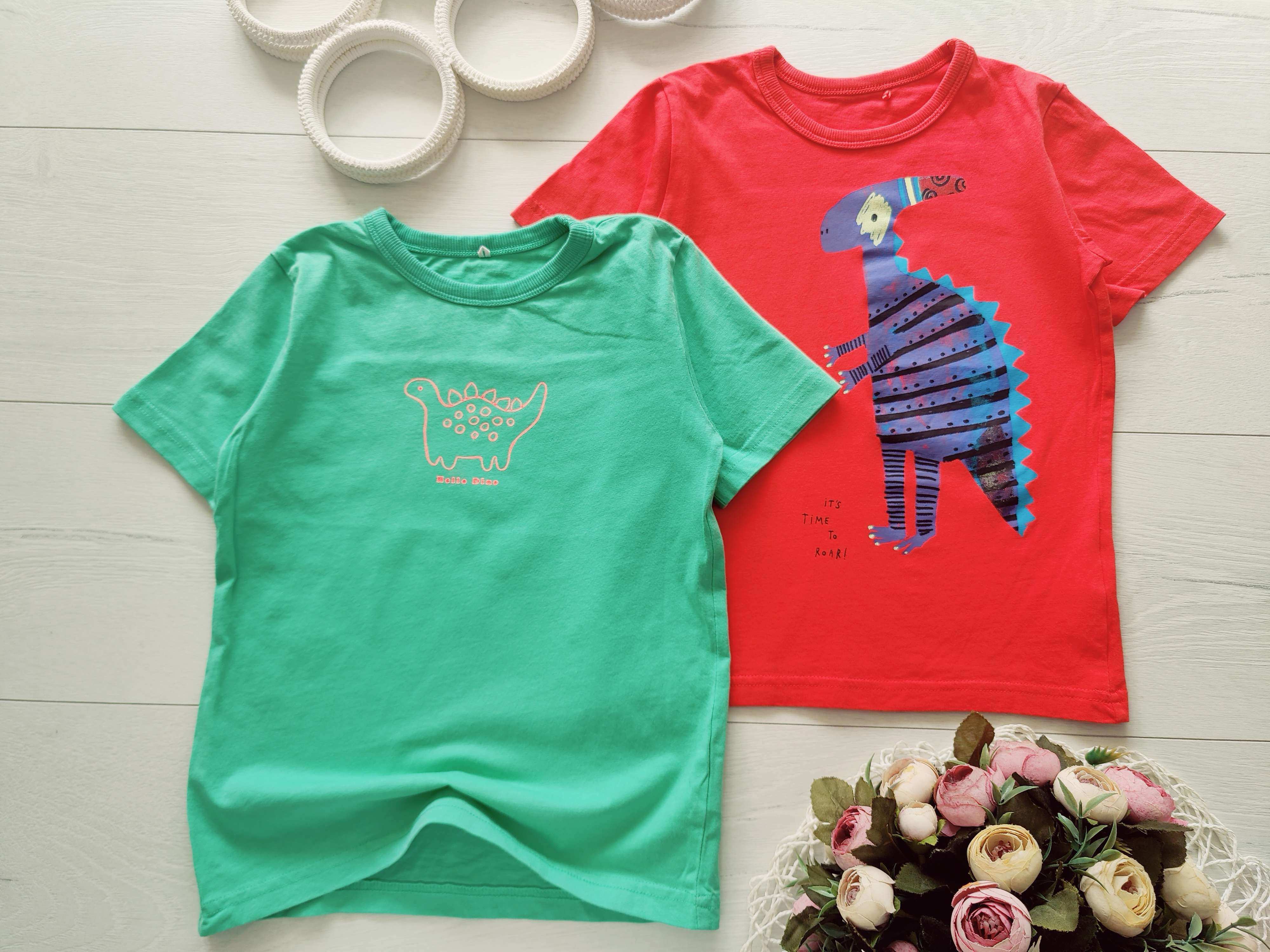 5,6 лет, рост 110,116 Набор детских футболок