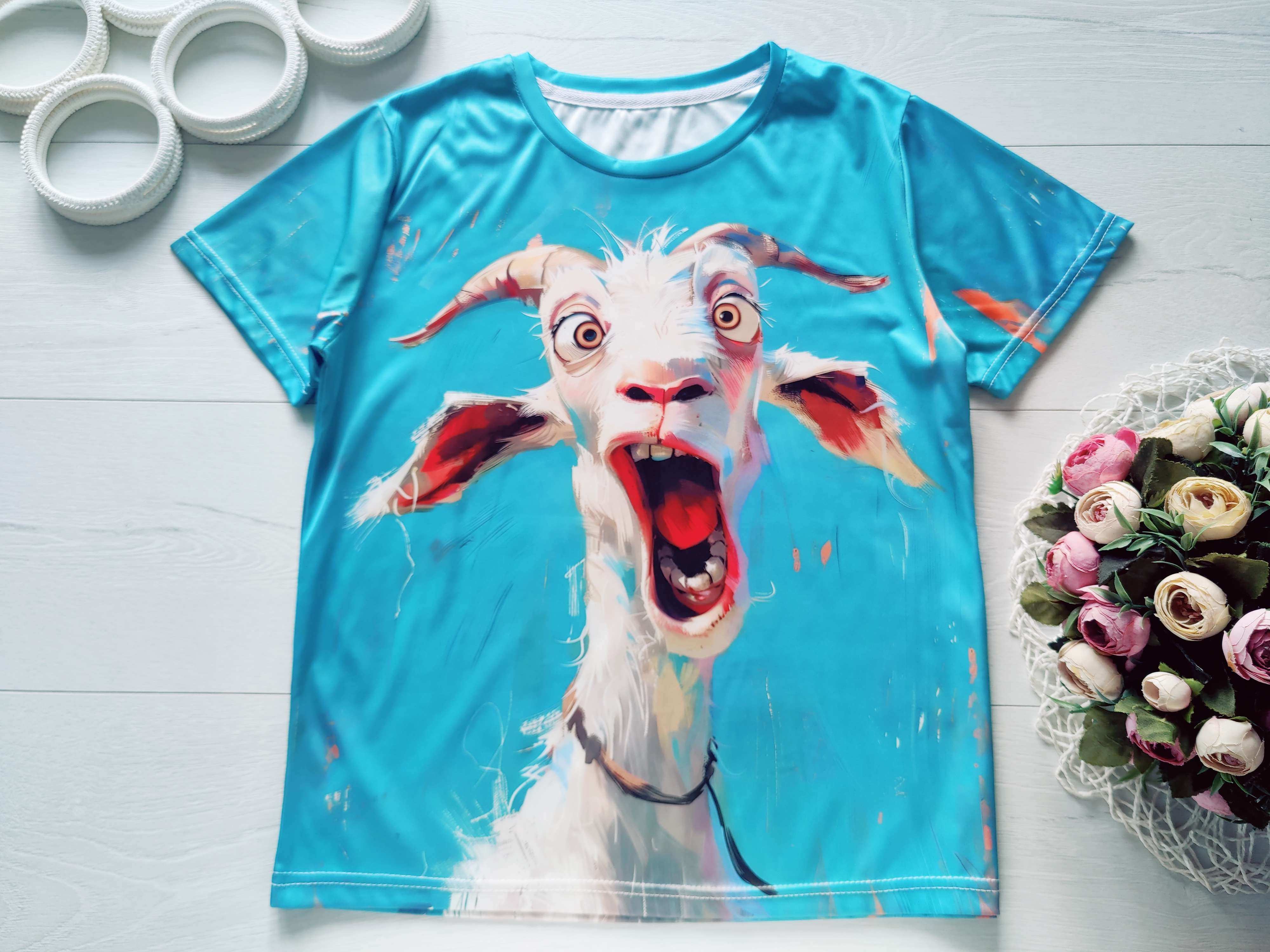 11 лет, рост 146 Прикольная футболка на лето