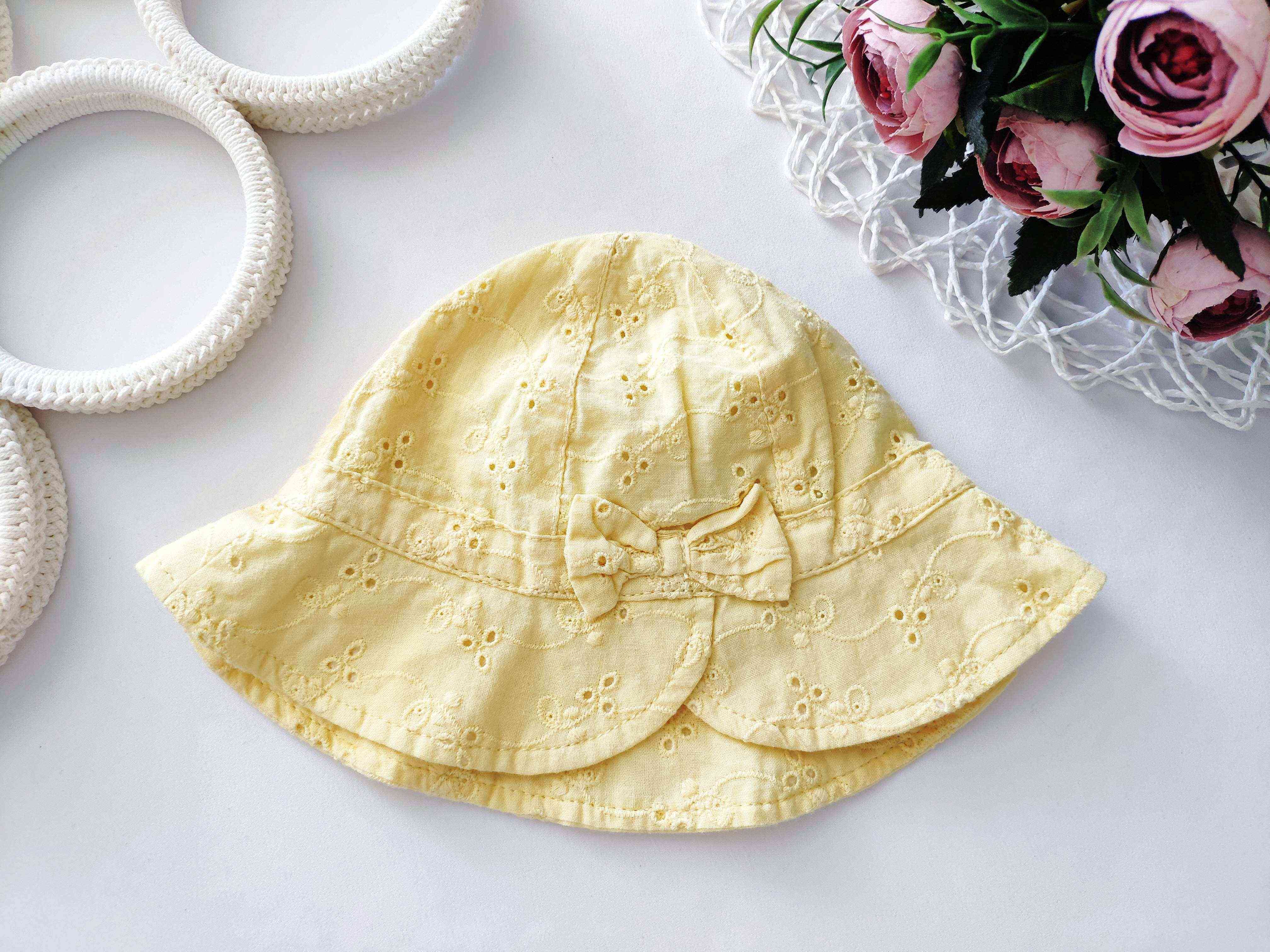 ОГ 46 Жовта панамка для дівчинки