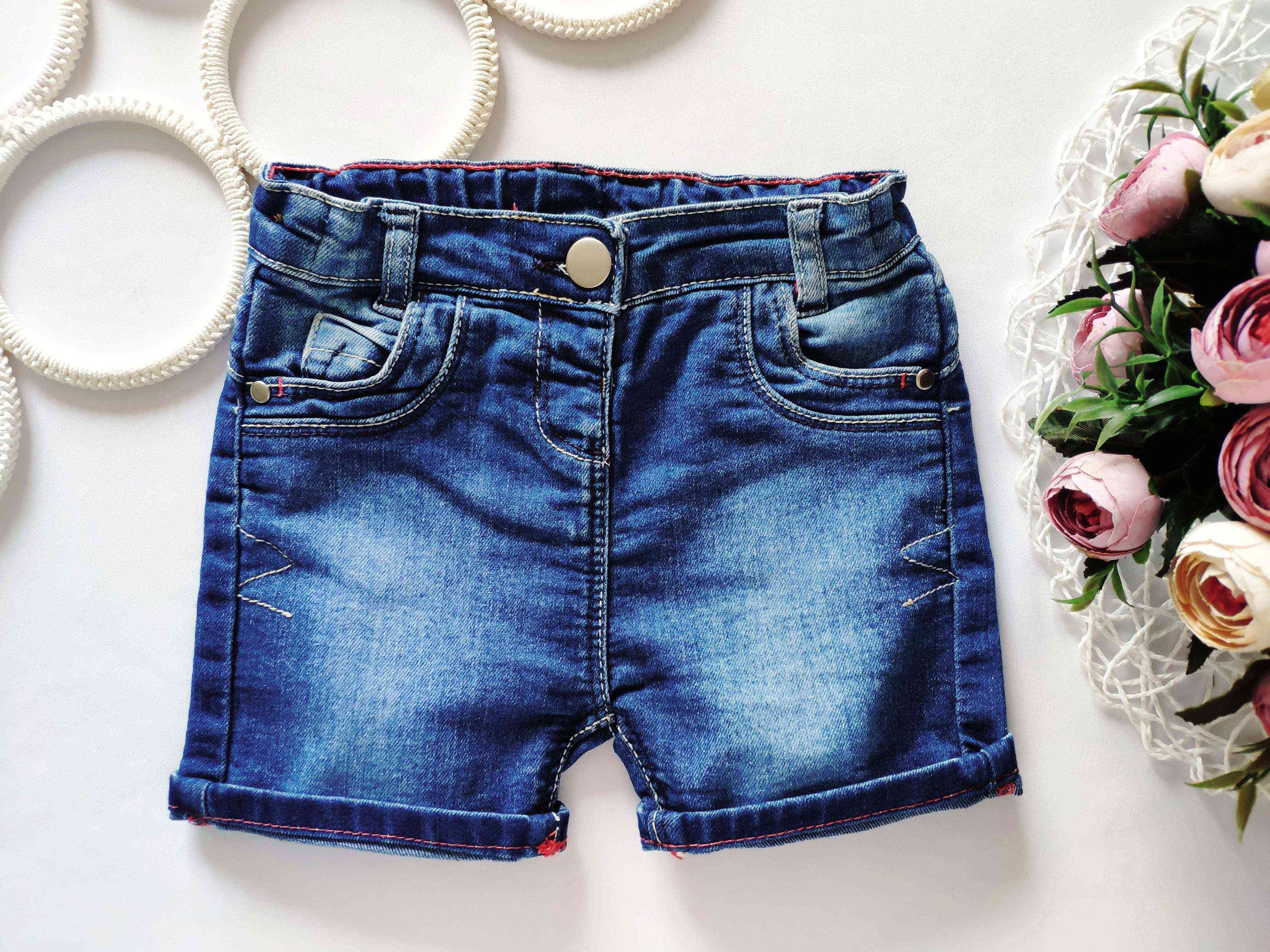 12\18 міс, зріст 86 Дитячі джинсові шорти