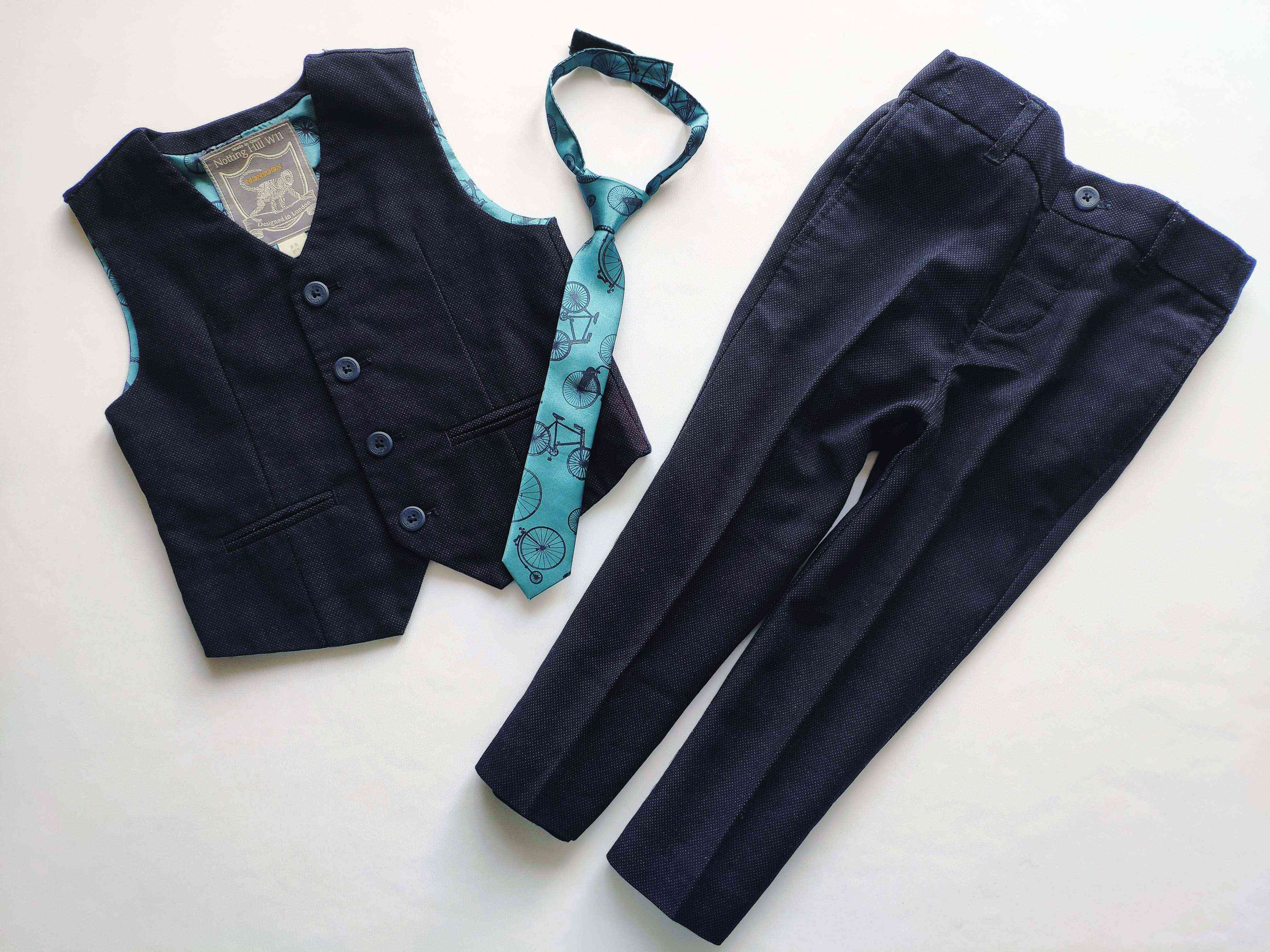 2\3 года, рост 92\98 Костюм "Тройка" для мальчика