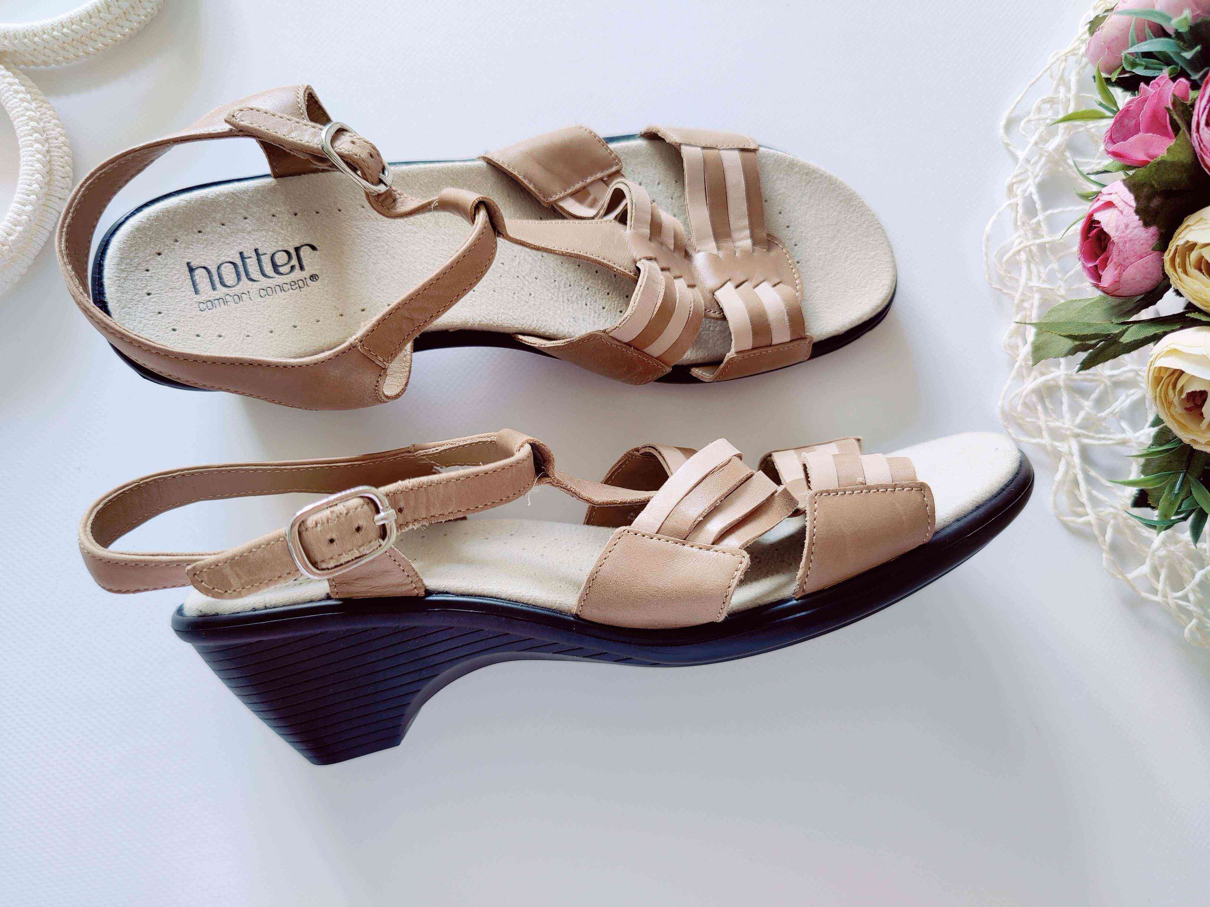 41 (26,5 см) Шкіряні жіночі босоніжки