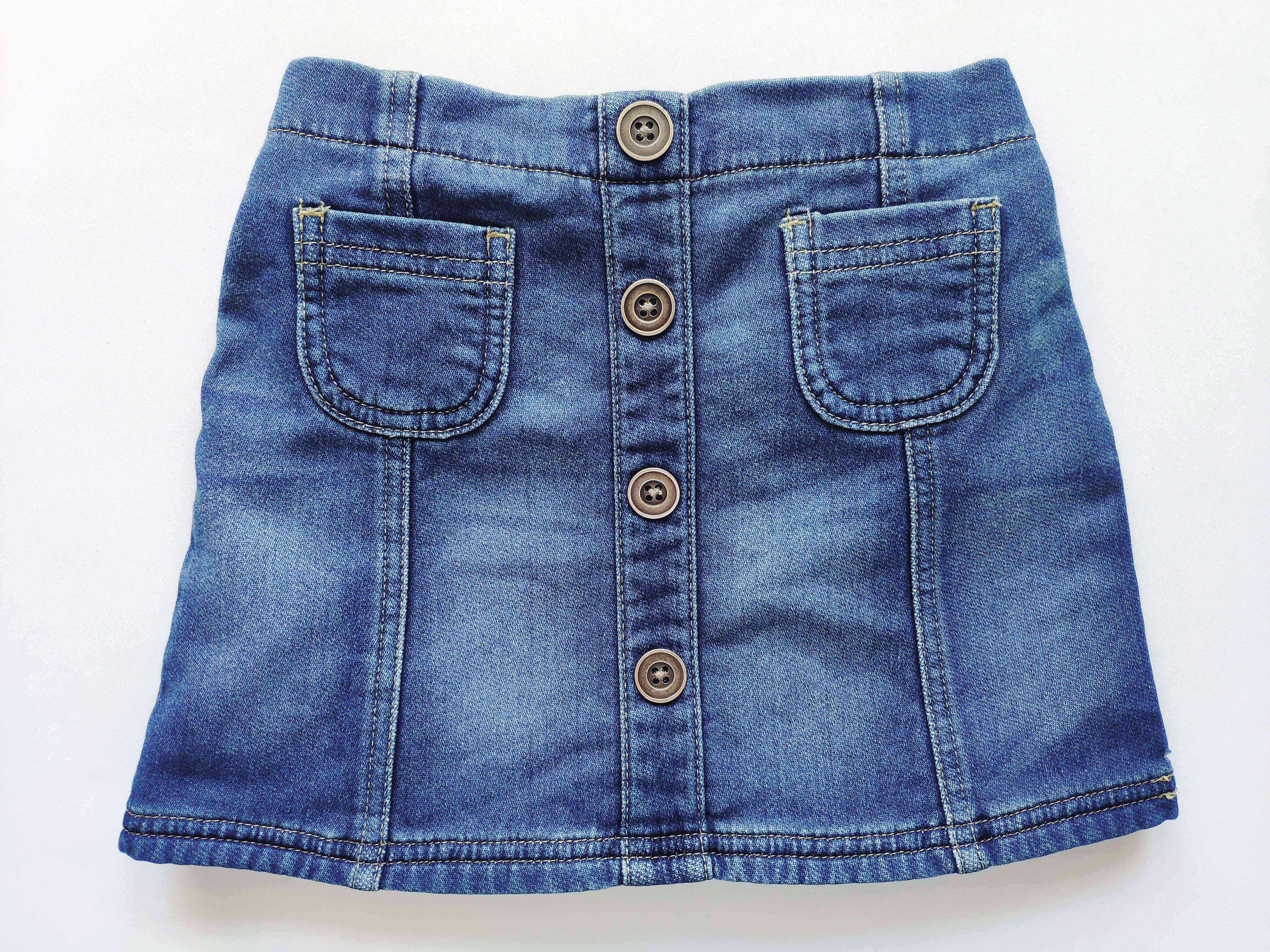 2,3 роки, зріст 98 Дитяча спідниця під джинс, на резинці