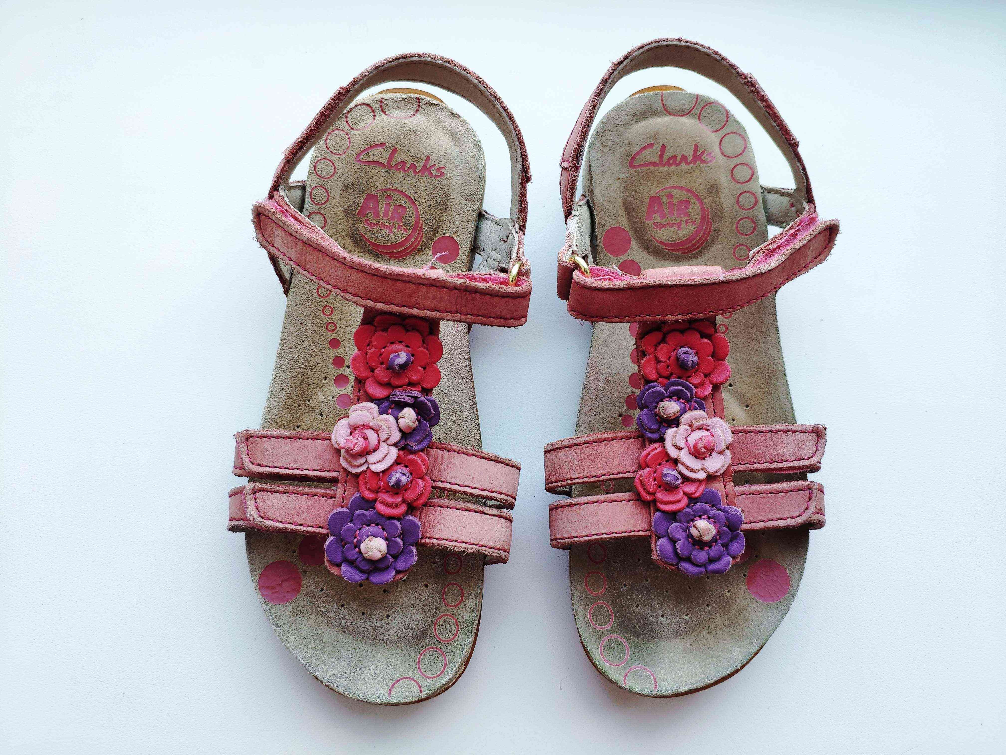 26-27 (17 см) Шкіряні босоніжки для дівчинки