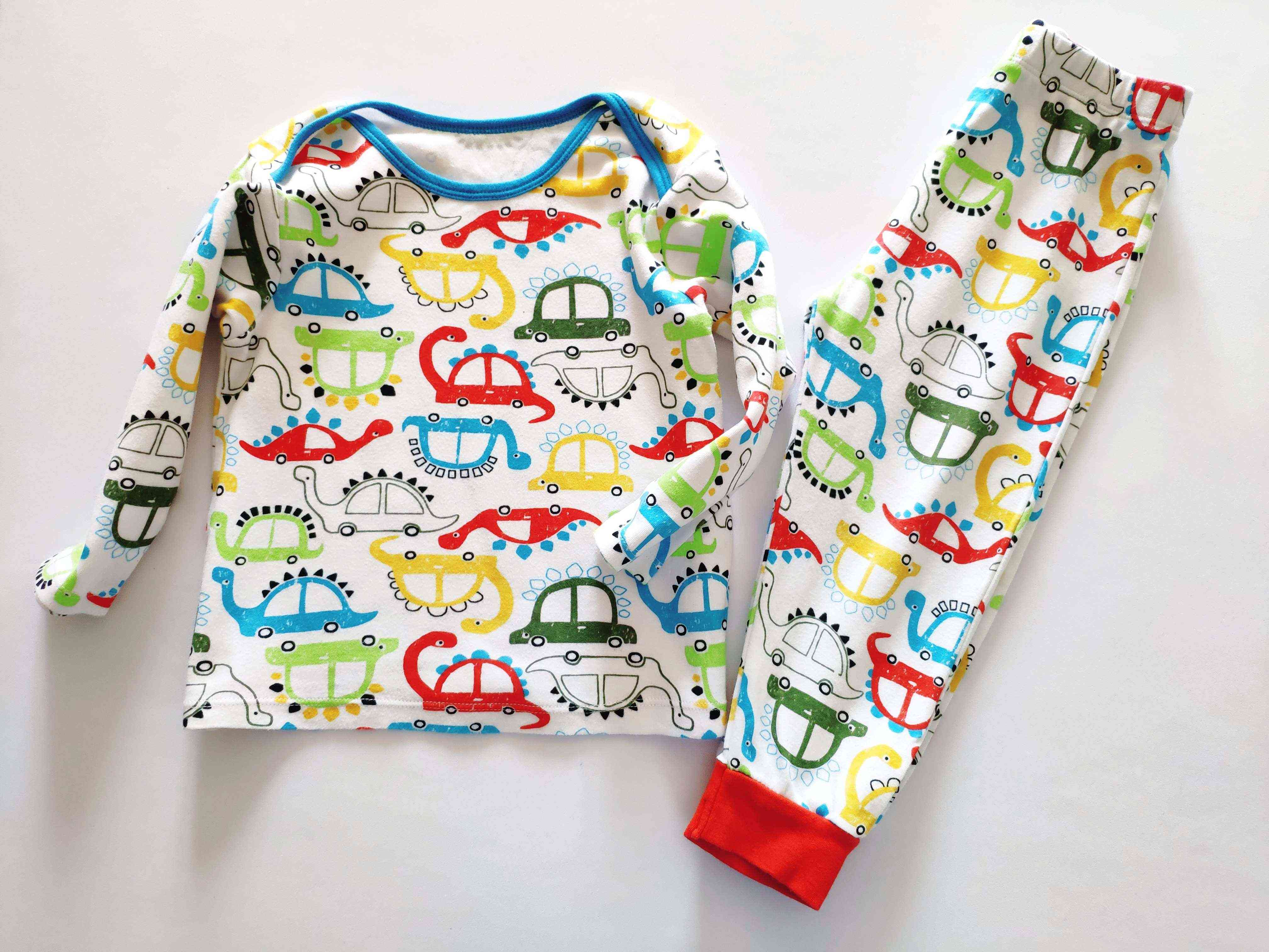 18\24 міс, зріст 86-92 Піжама для хлопчика в динозоврах