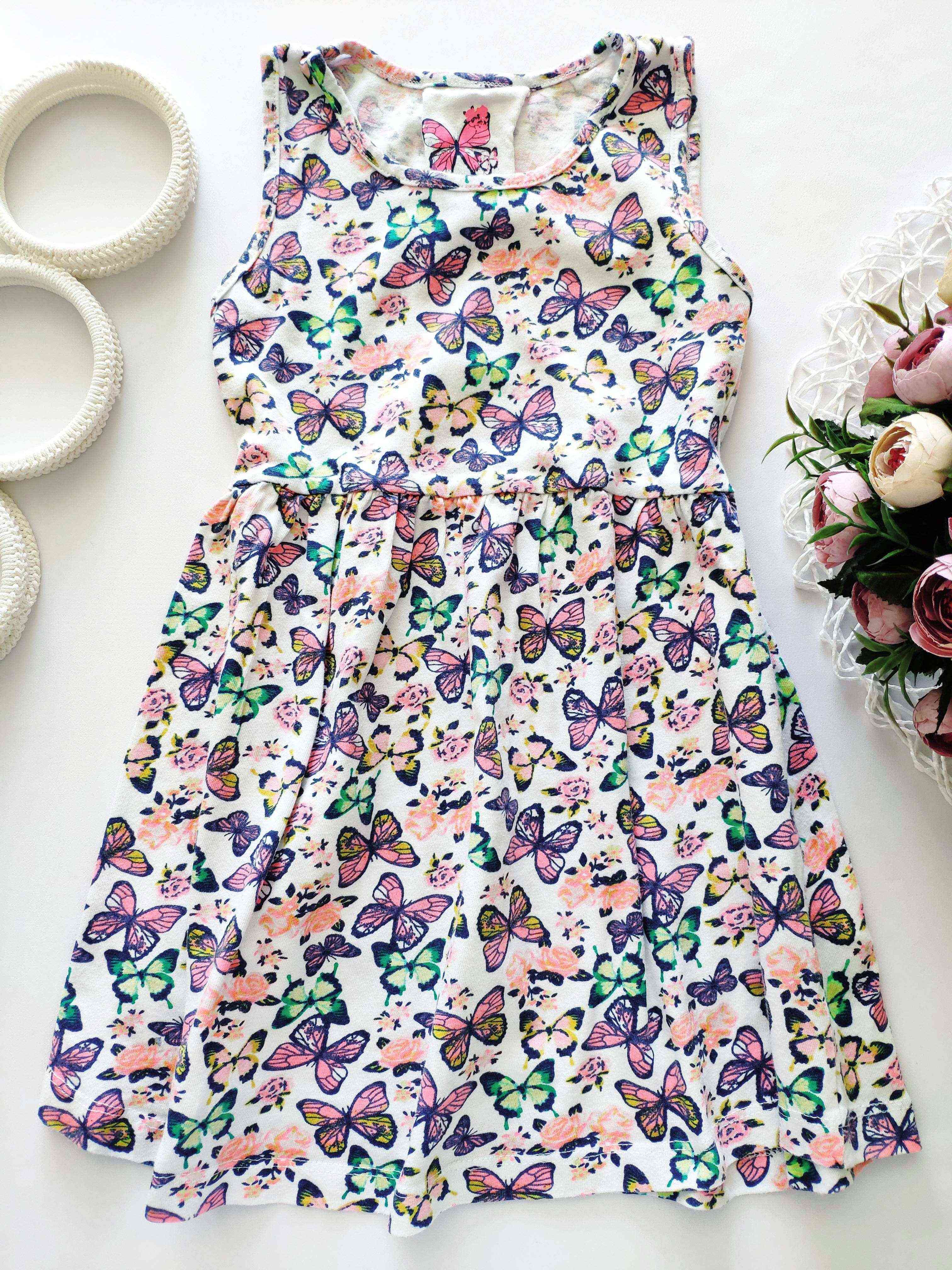 5,6 років, зріст 116 Літня дитяча сукня