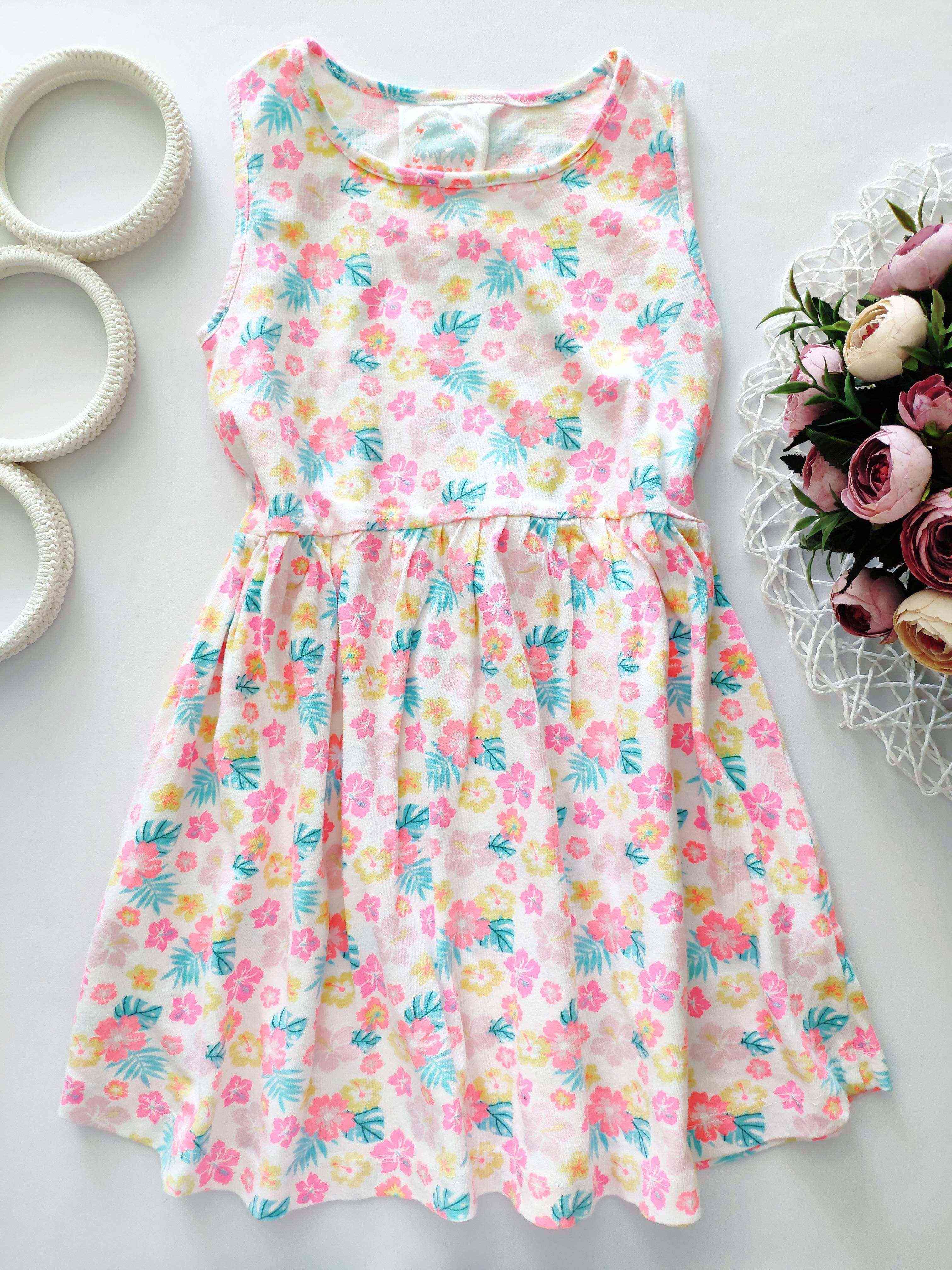 5-6 років, зріст 116 Сукня літня для дівчинки