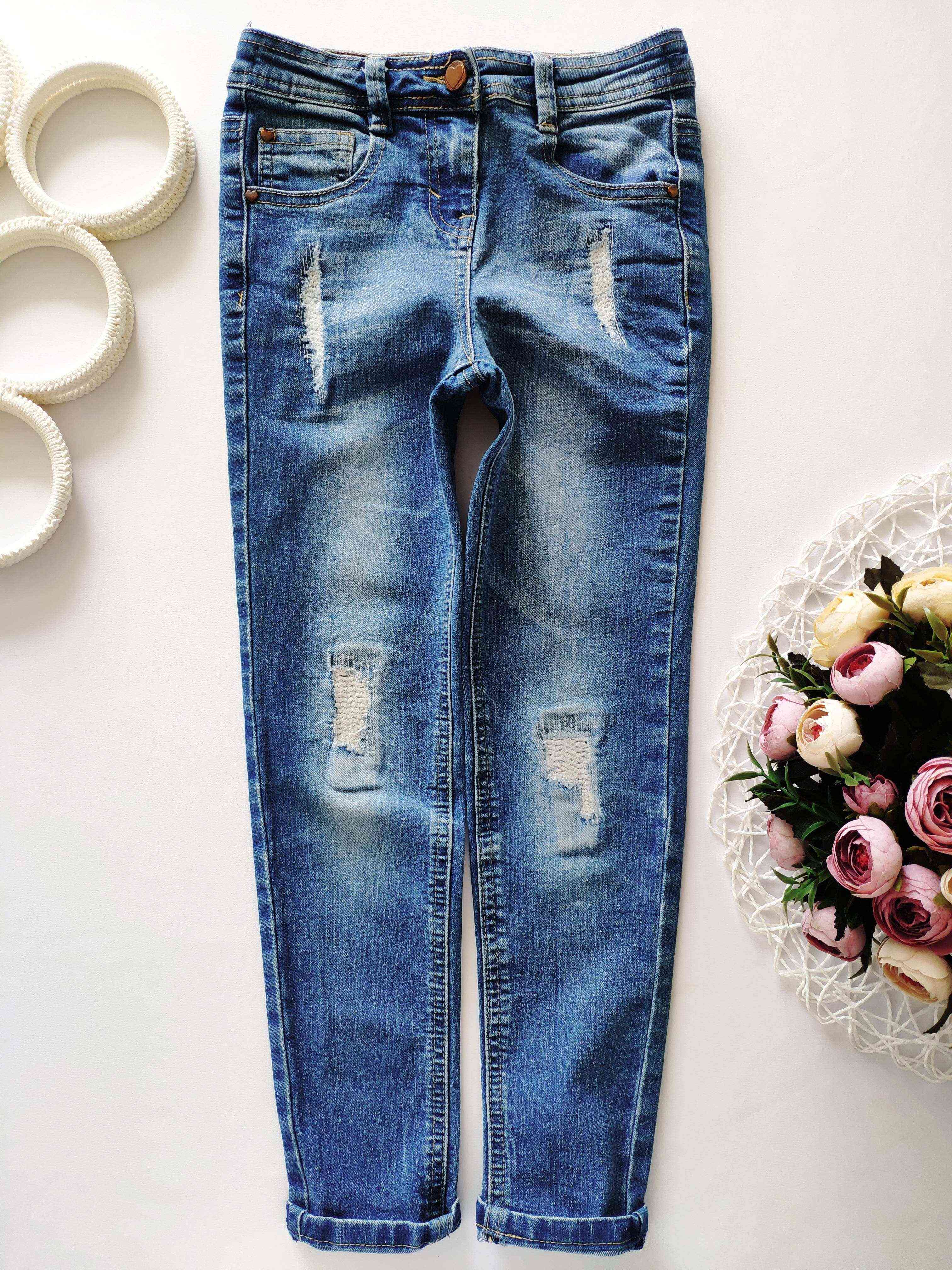 6-7 років, зріст 116-122 Джинси для дівчинки