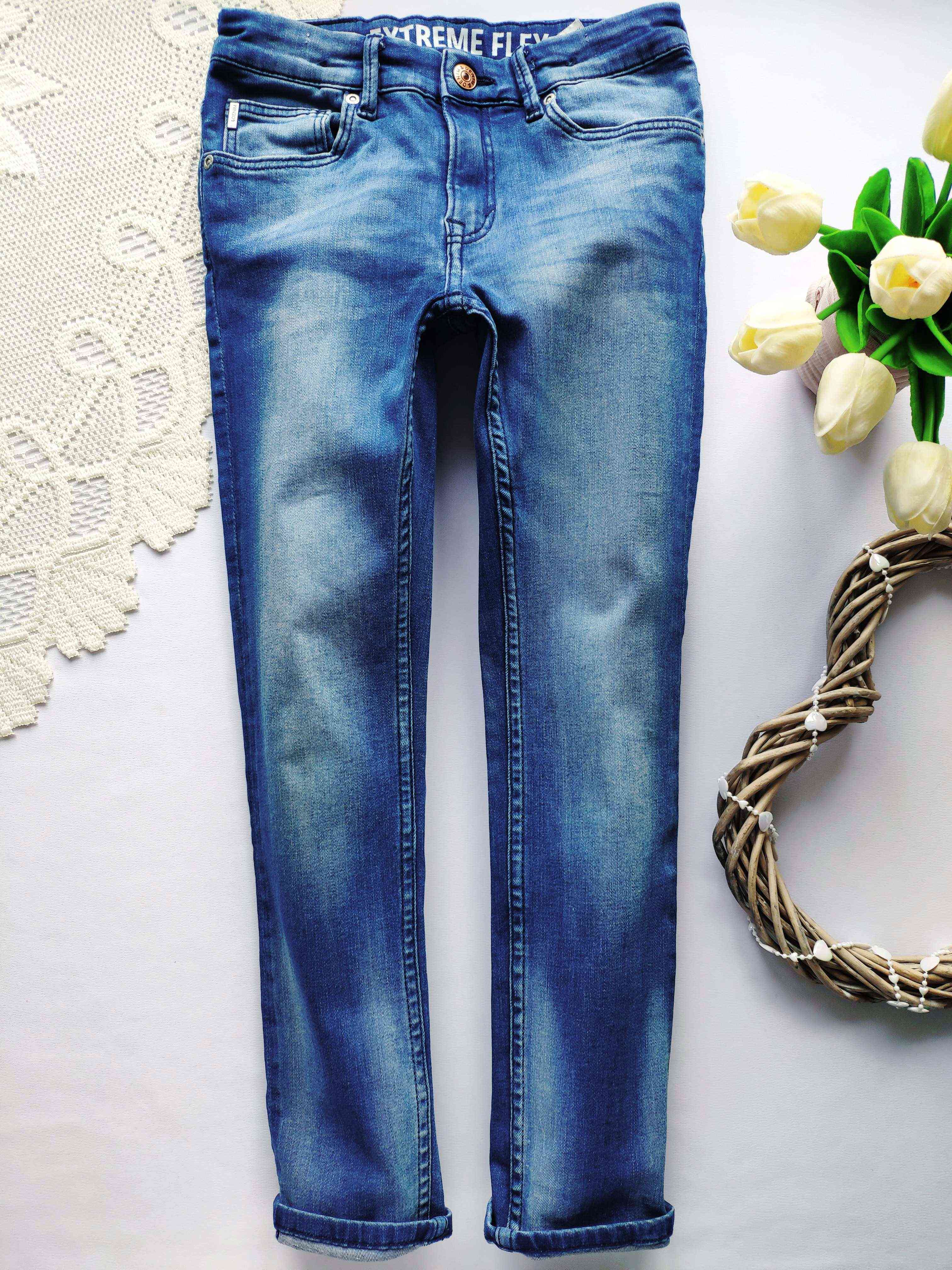 7-8 років, зріст 128 Стрейчові джинси для хлопчика