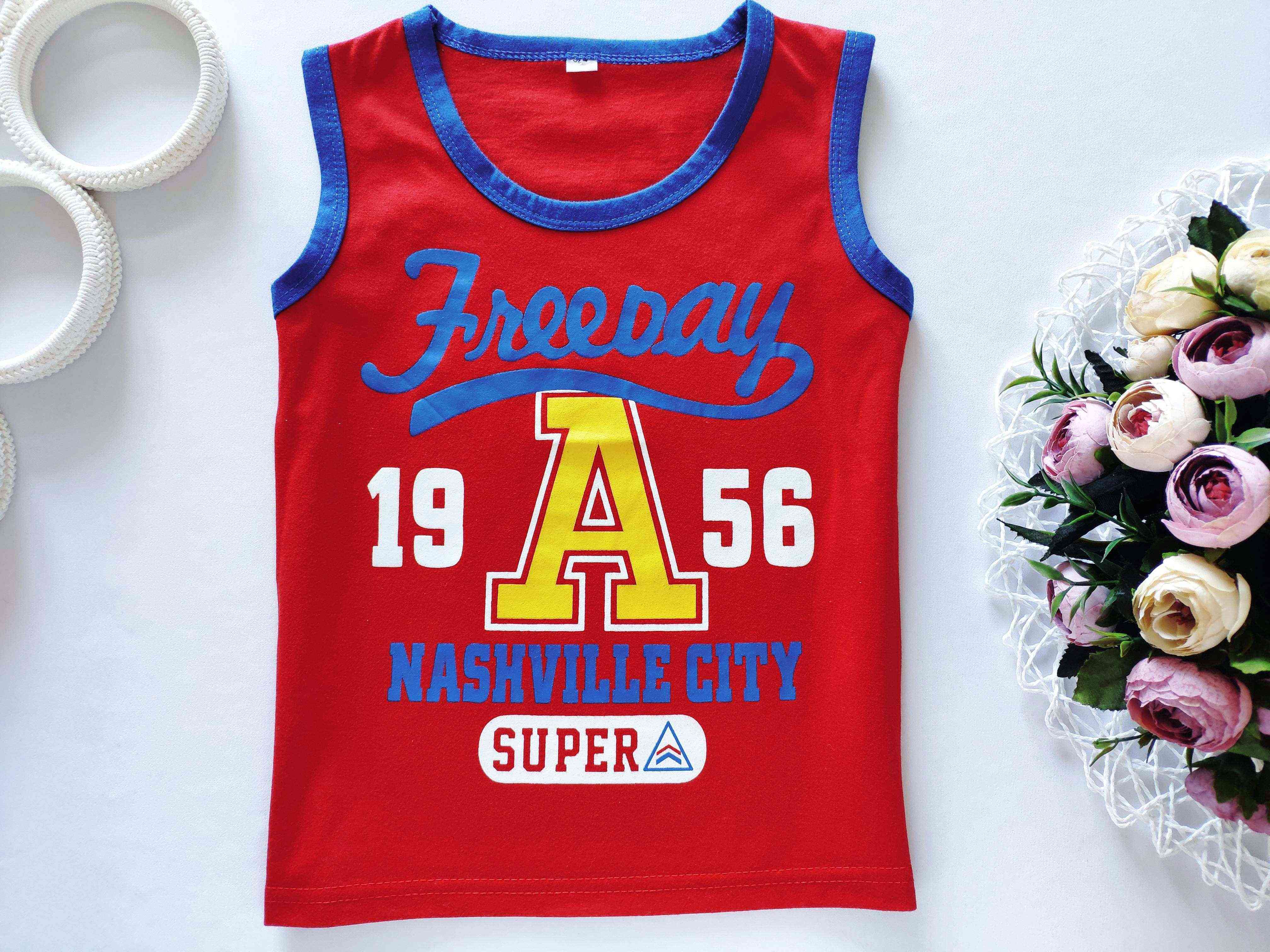 3,4 роки, зріст 98,104 Спортивна майка для хлопчика