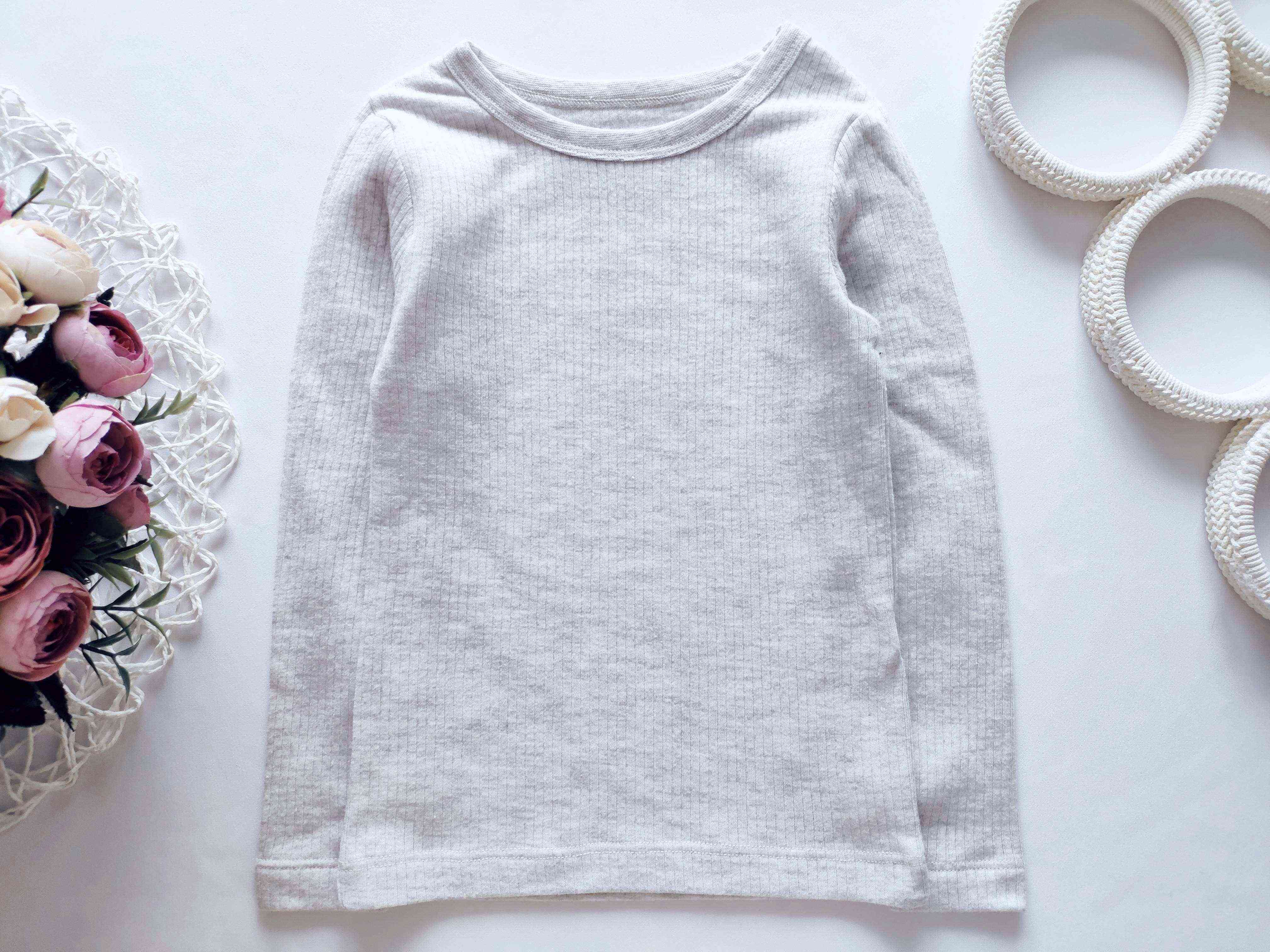 2,3 роки, зріст 92-98 Новий сірий реглан для хлопчика