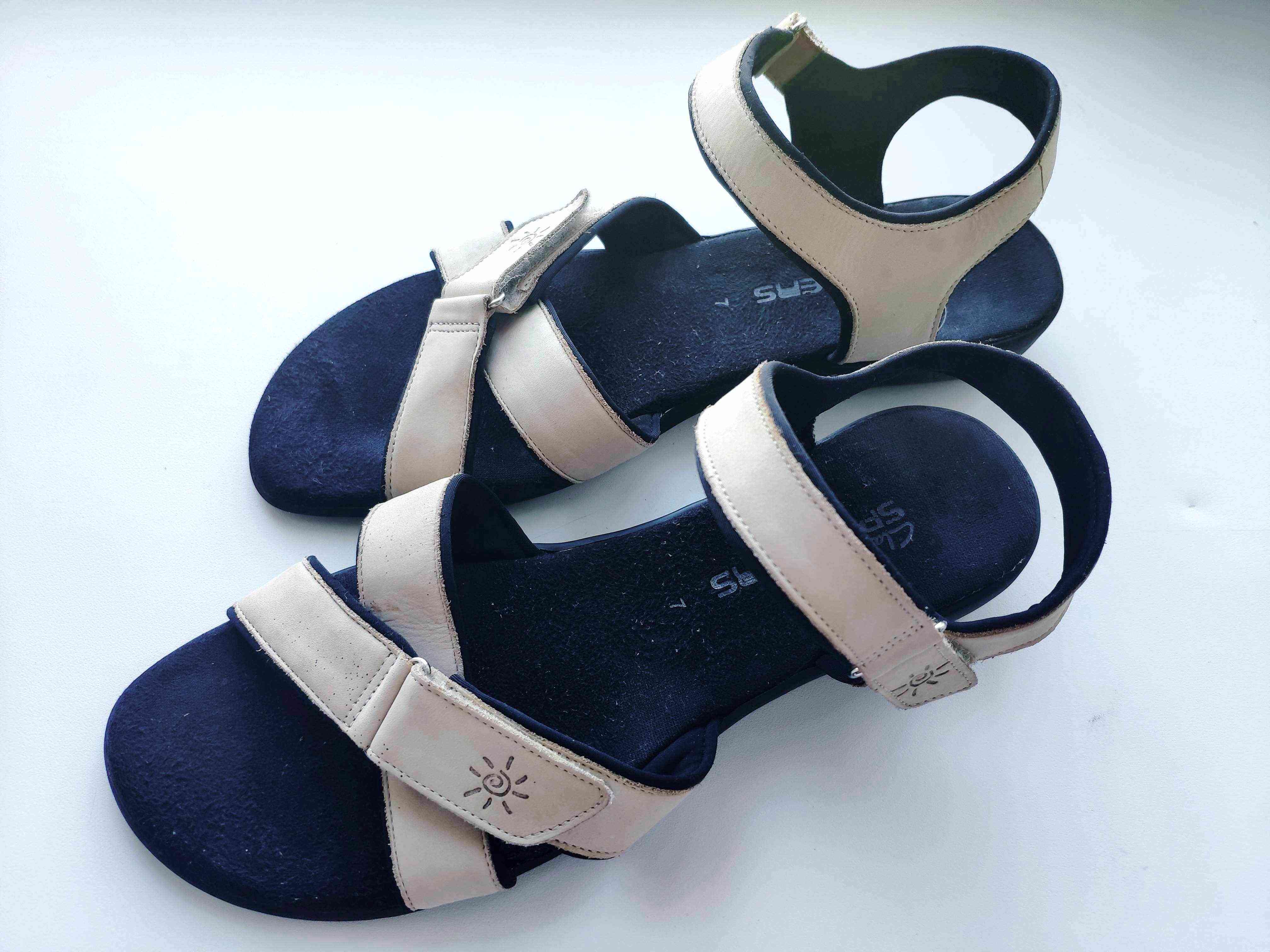 40-41 (26,5 см) Шкіряні жіночі босоніжки