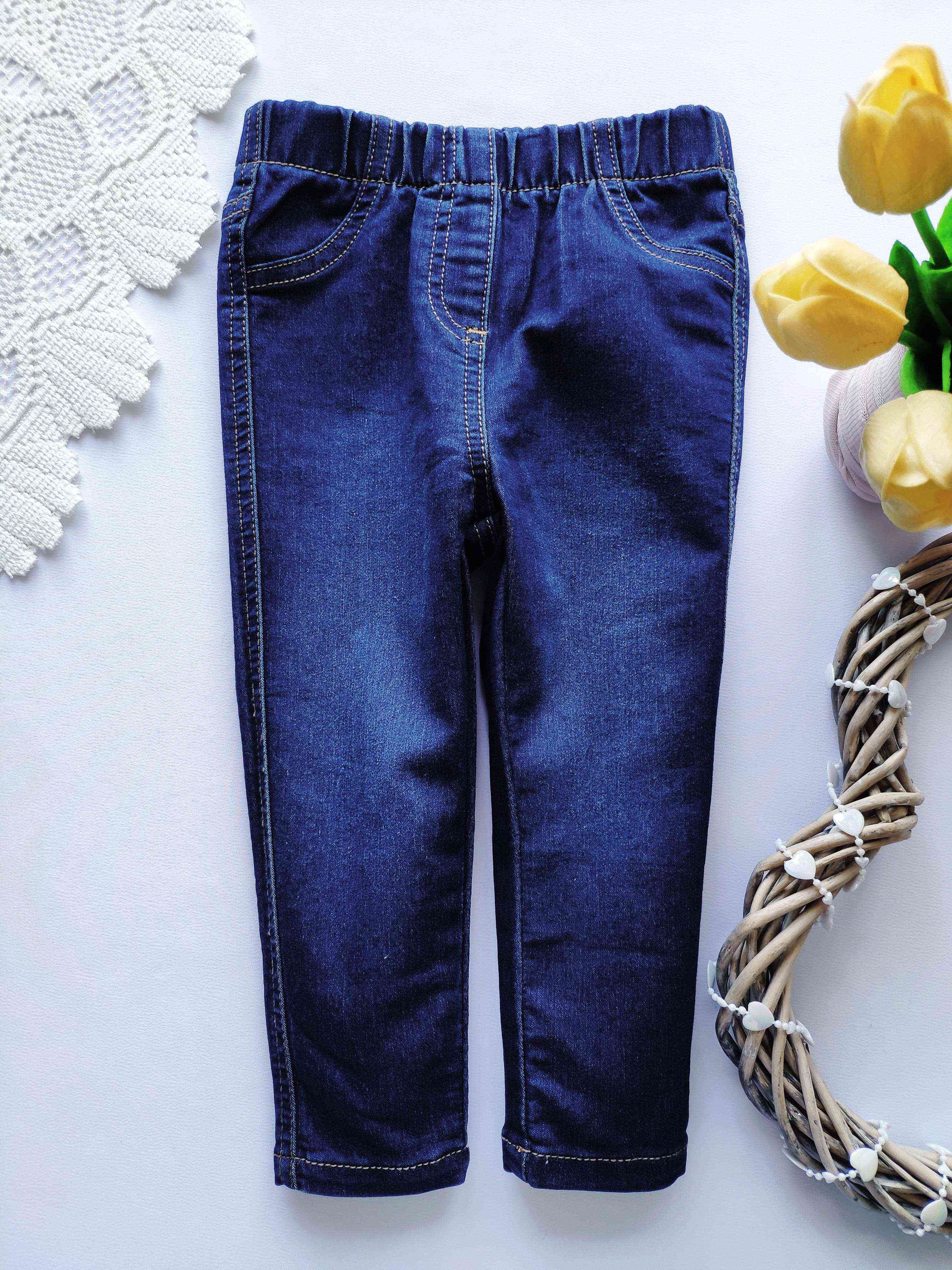 12\18 міс, зріст 80,86 Стрейчові джегінси для дівчинки