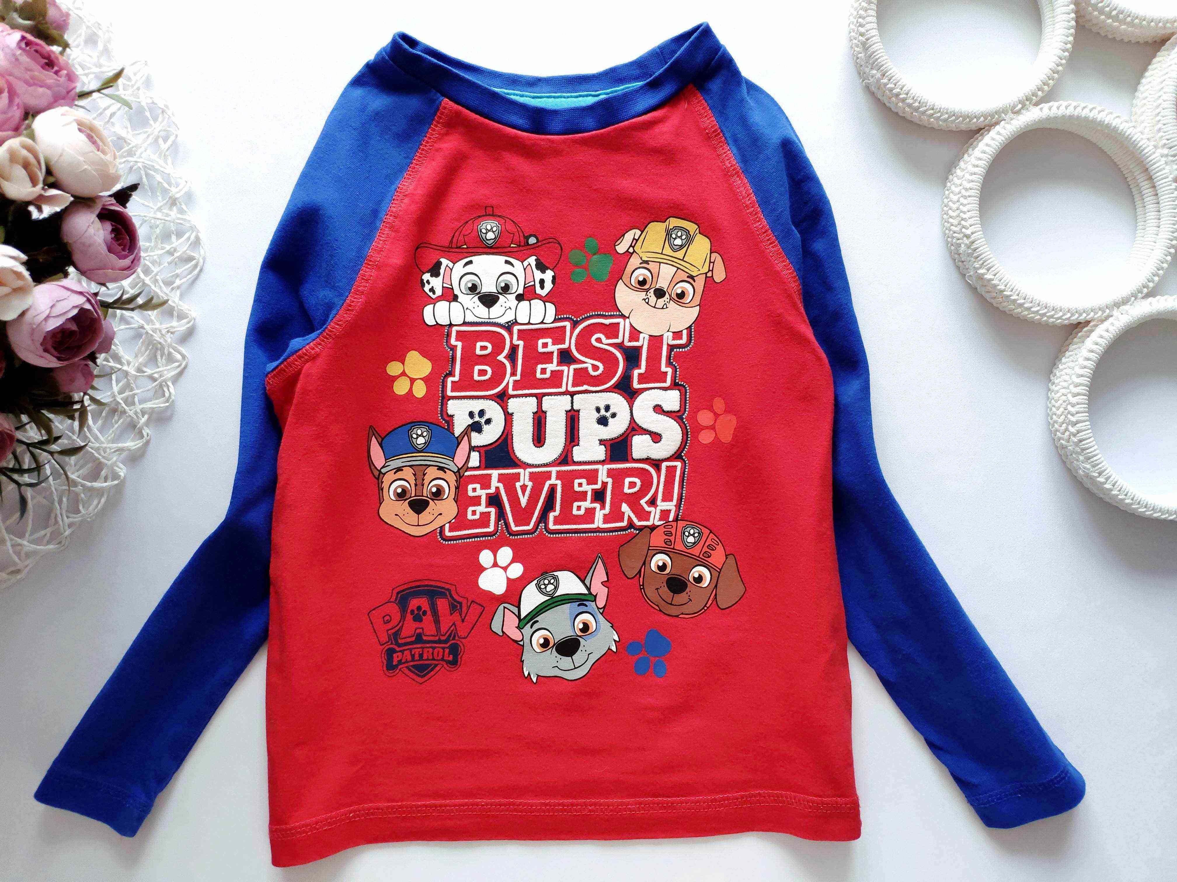 3,4 роки, зріст 98,104 Лонгслів щенячий патруль