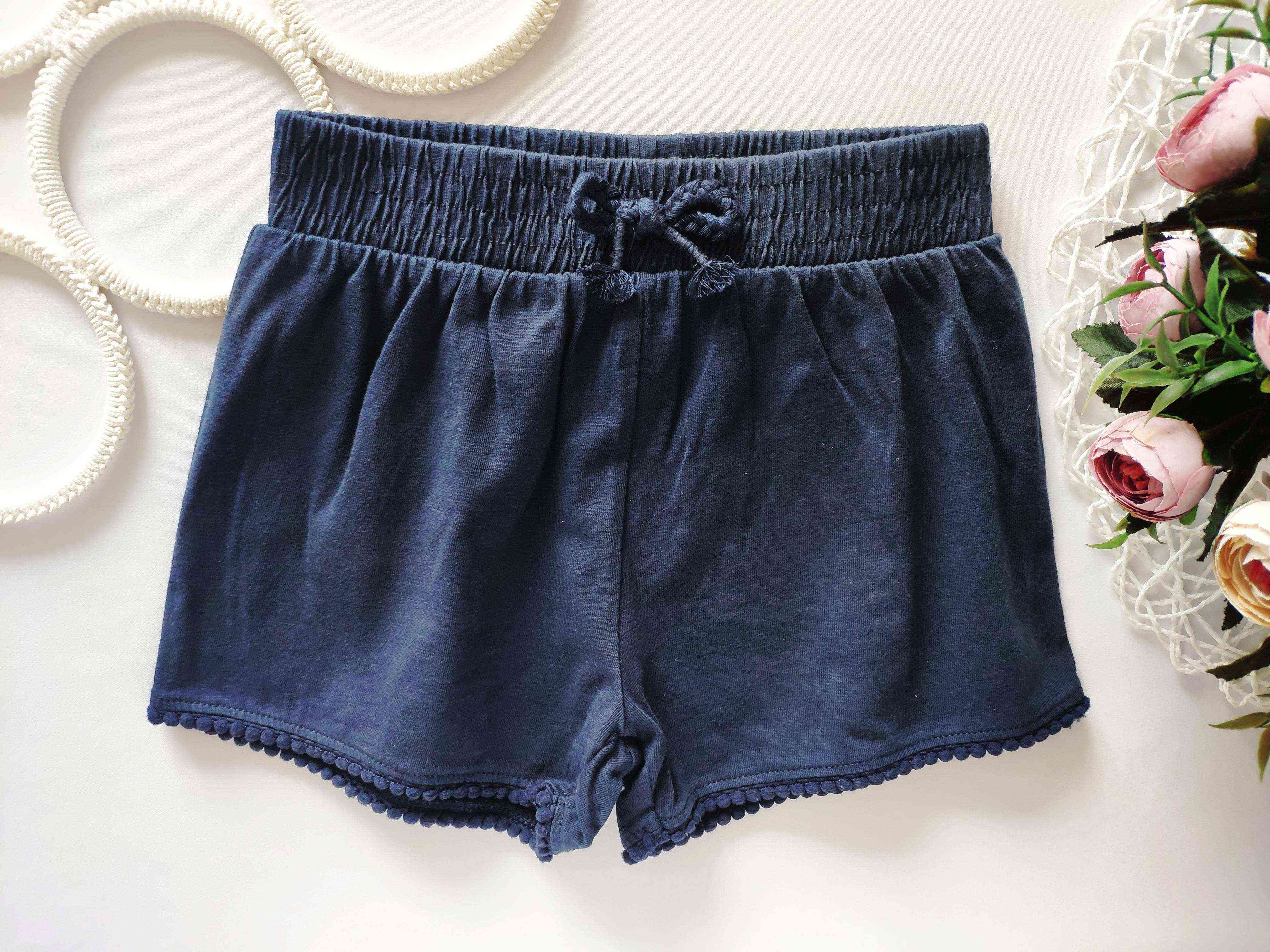 5 років, зріст 110 Бавовняні сині шорти