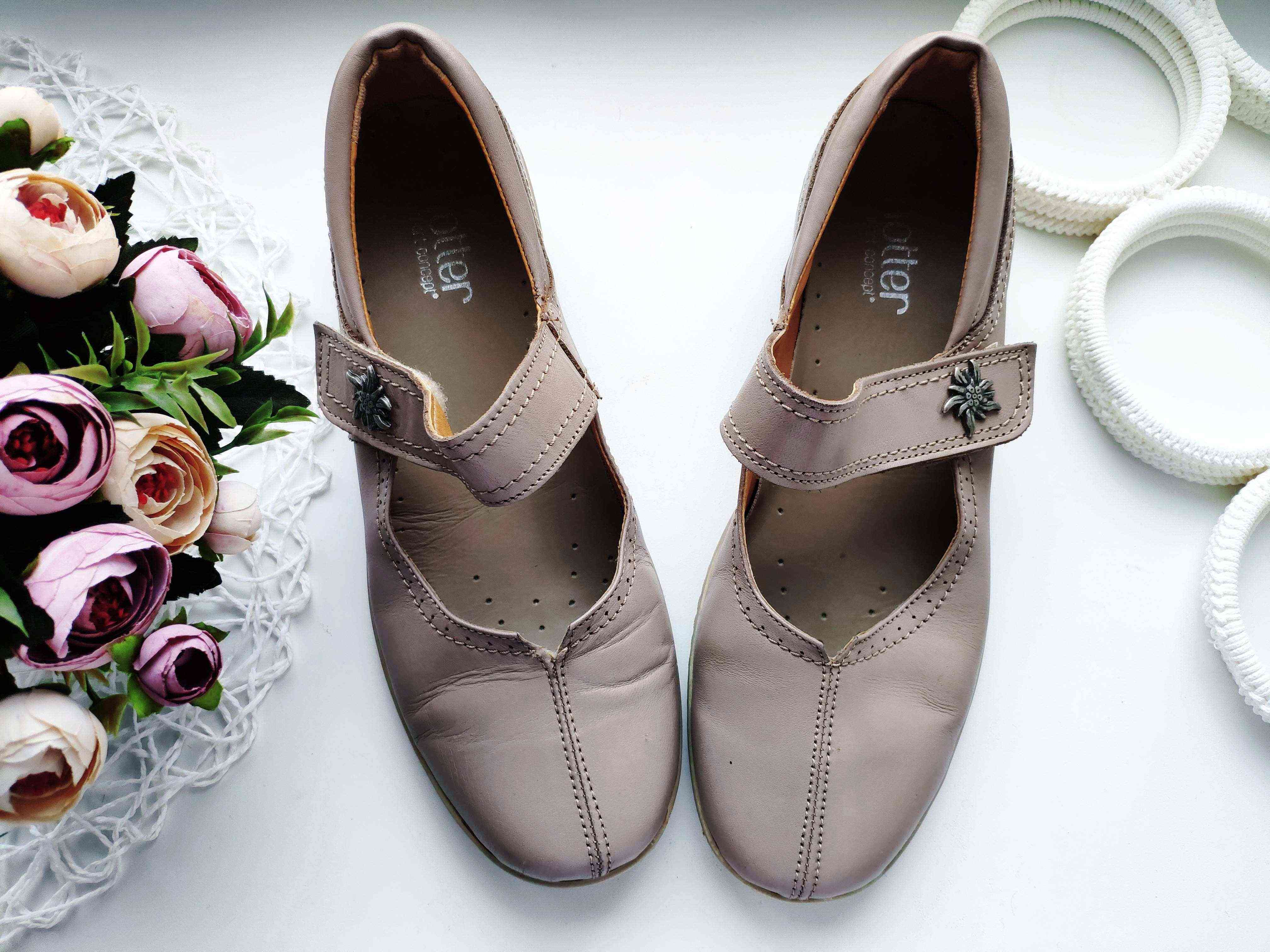 40 (26 см) Шкіряні жіночі туфлі