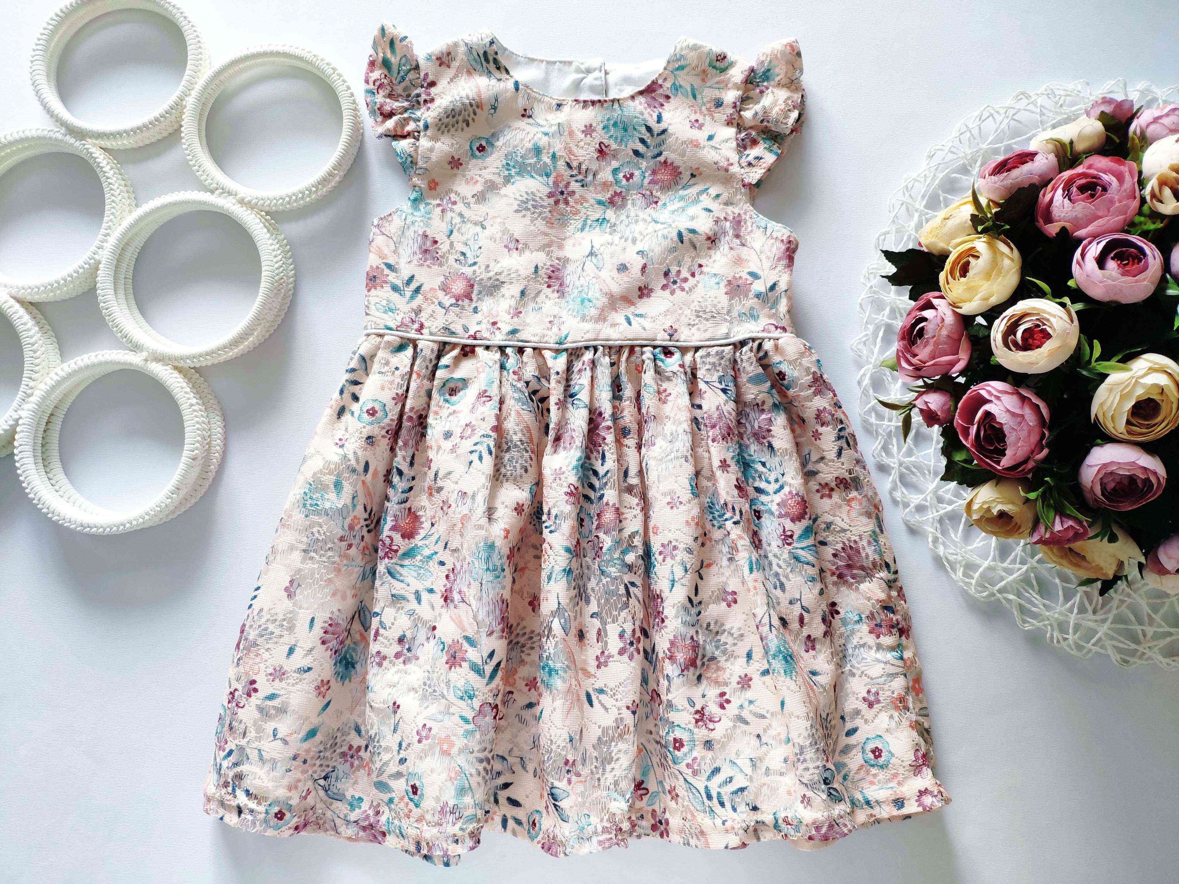 18\24 міс, зріст 92 Сукня на бавовняній підкладці