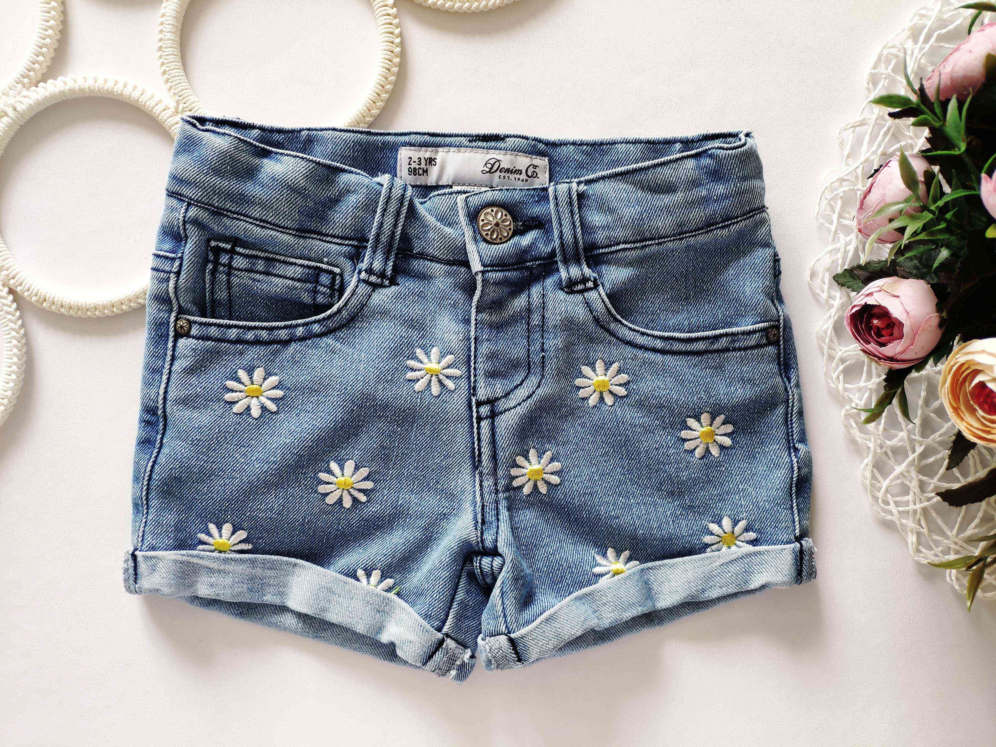 2,3 роки, зріст 98 Джинсові шорти для дівчинки
