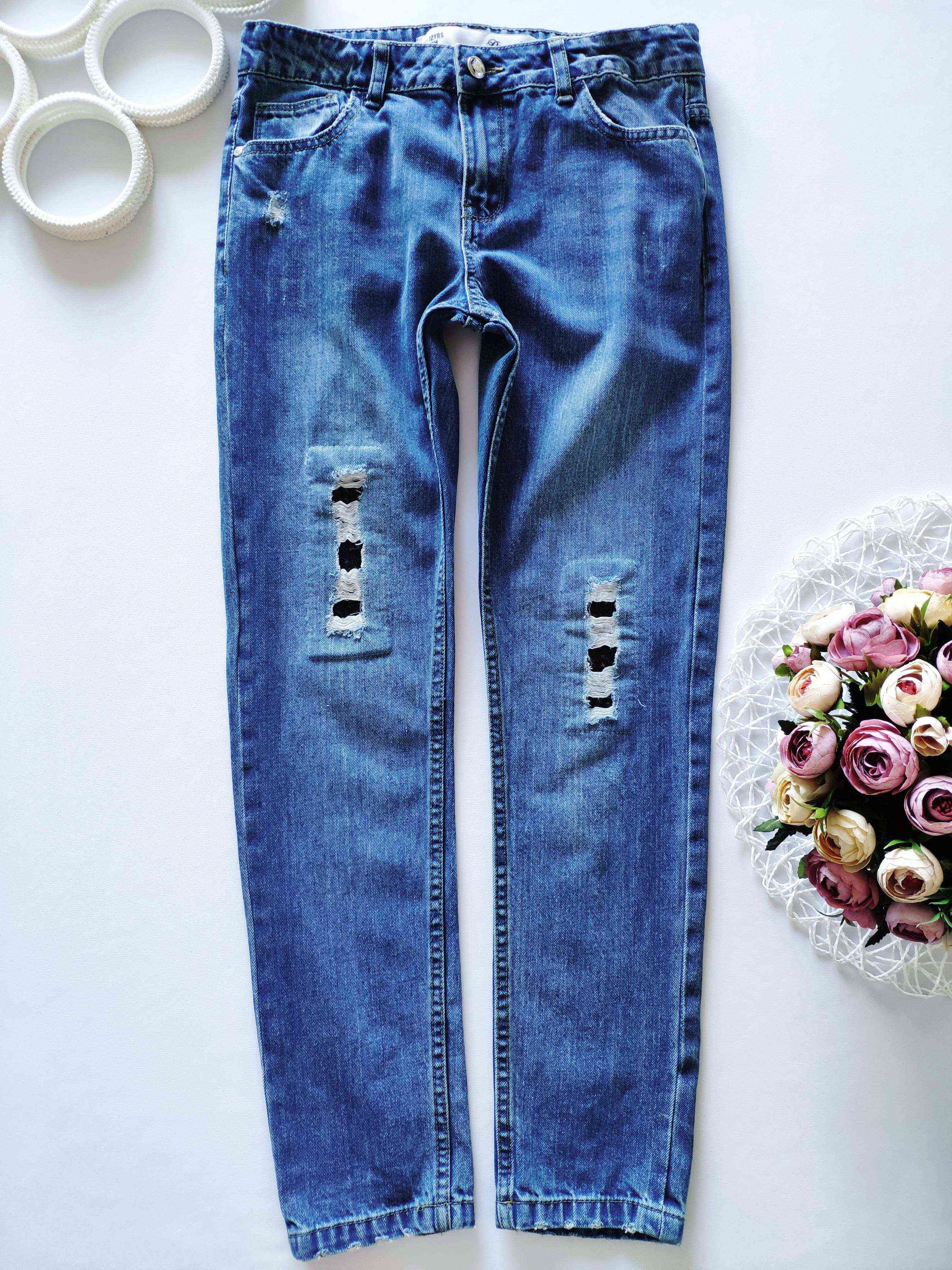 11,12 років, зріст 152 Джинси з паєтками