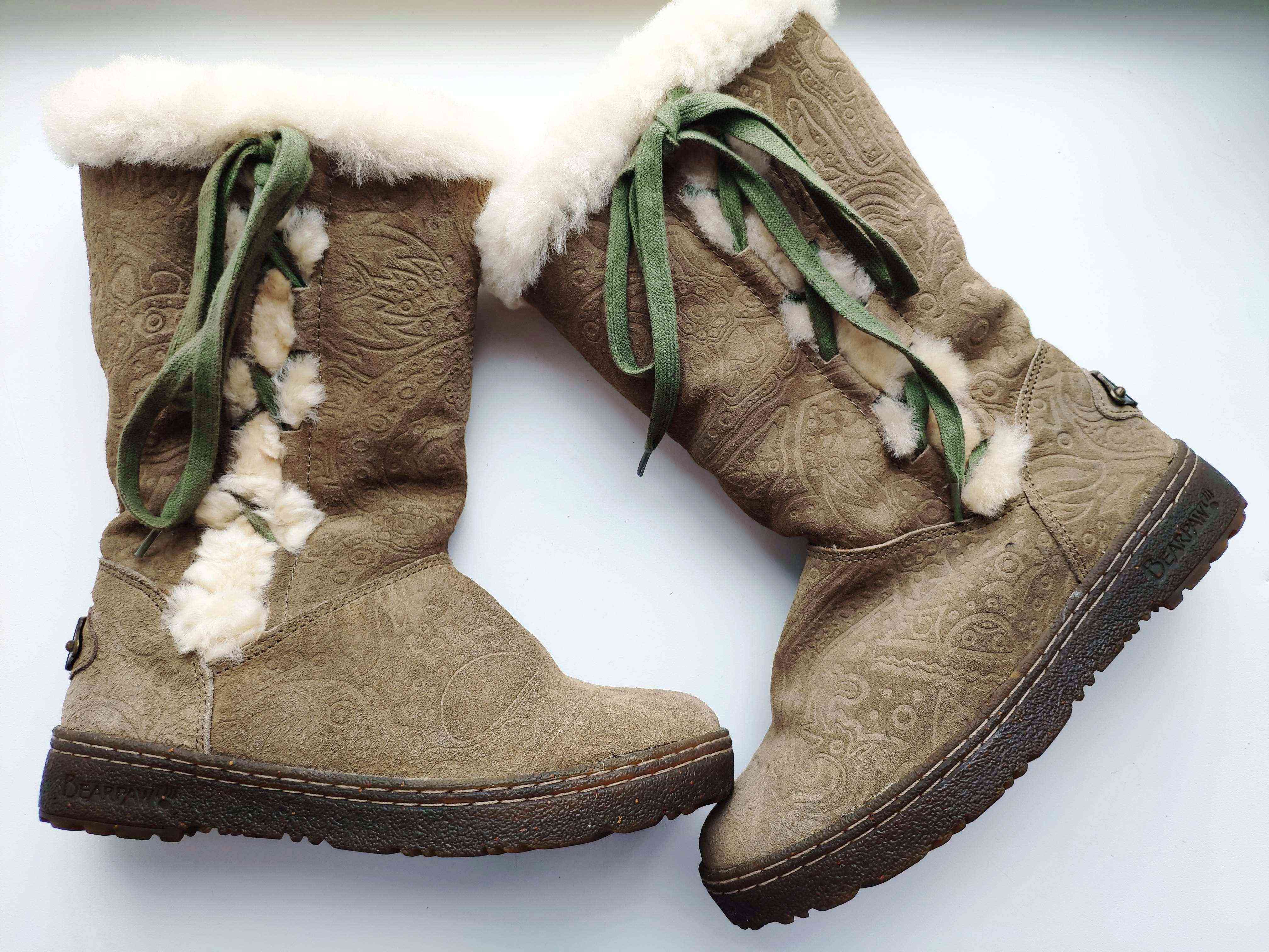 36 (23 см) Натуральные зимние угги