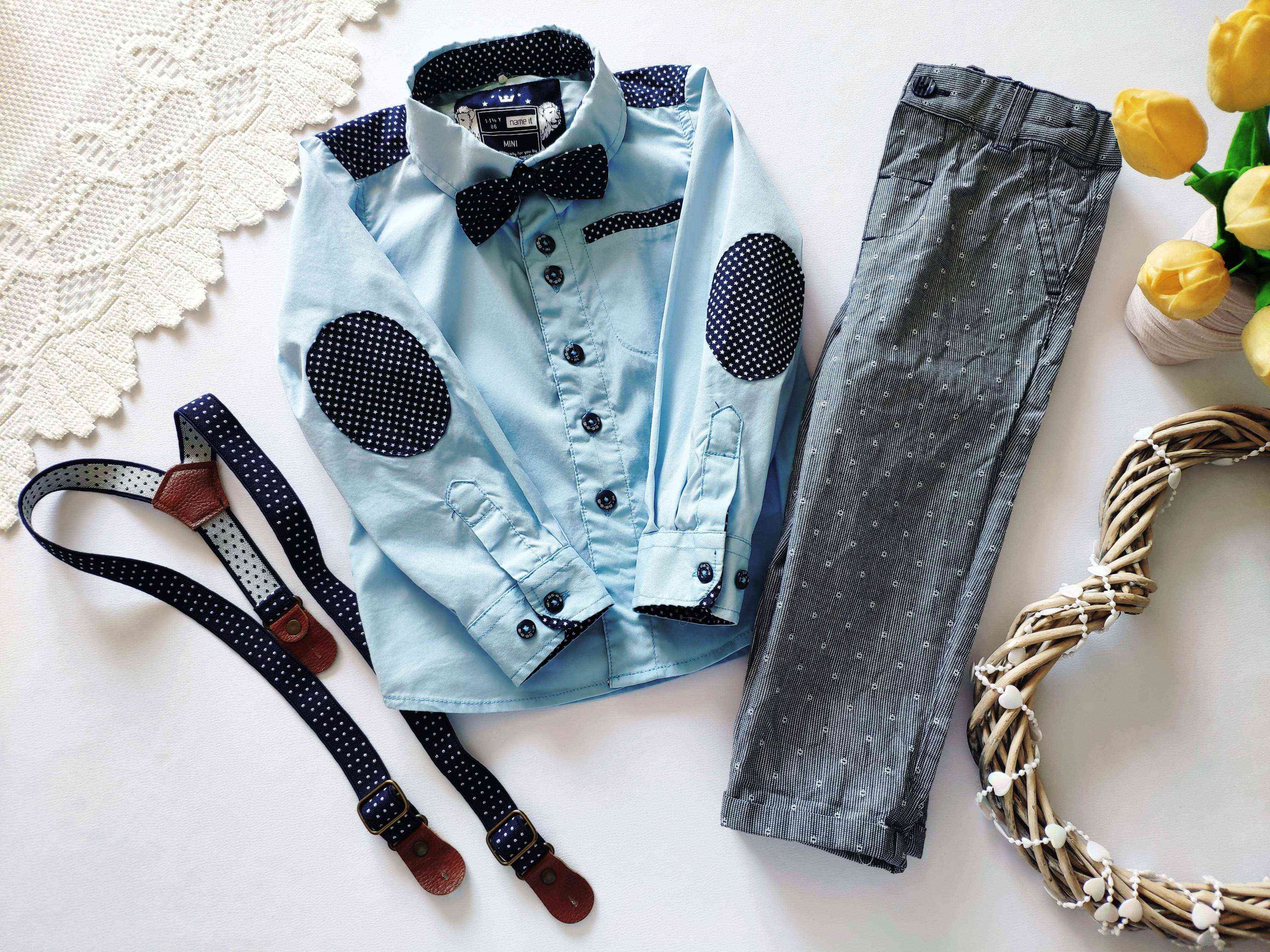 12\18 мес, рост 86 Нарядный комплект на годик