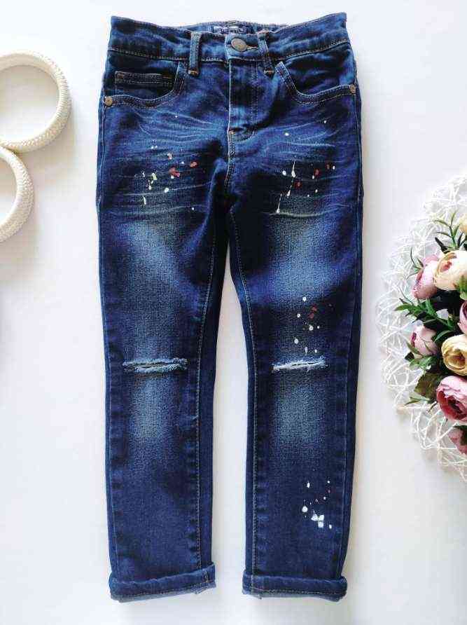 4 роки, зріст 104 Стильні джинси для дівчинки