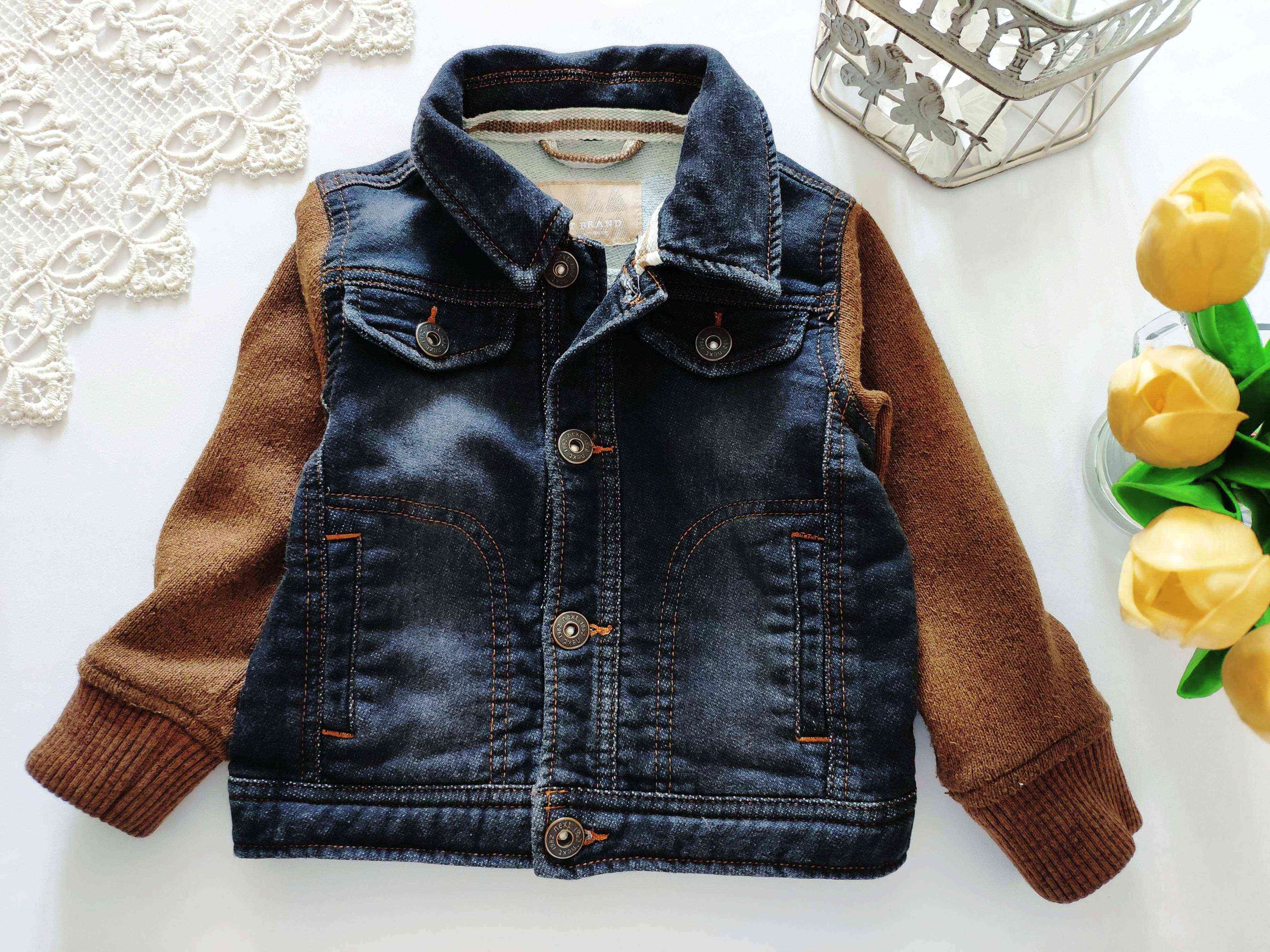 1,5\2 роки, зріст 92 М'яка джинсівка для хлопчика