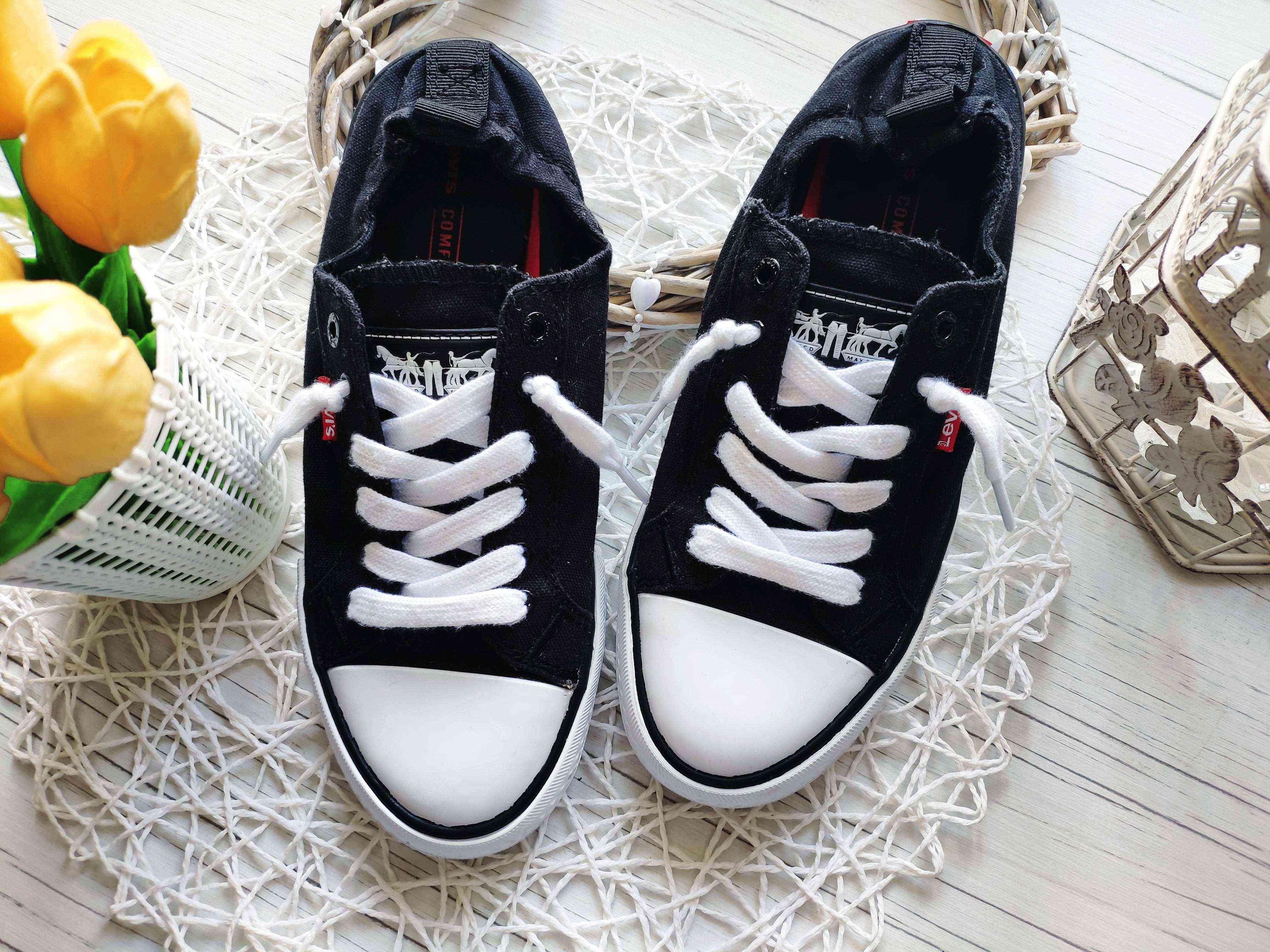 37-38 (24 см) Оригинал! Черные кеды