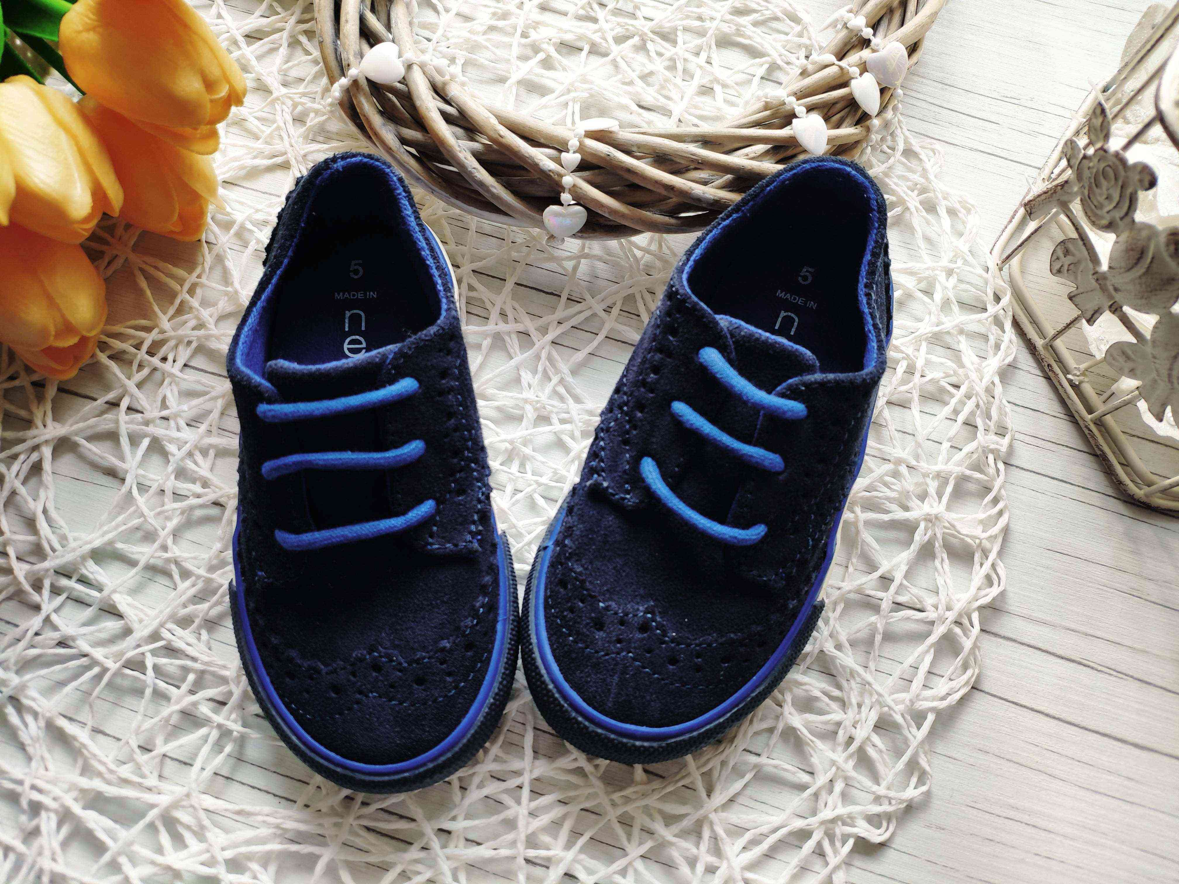 22 (14 см) Замшевые туфли- кеды для модника