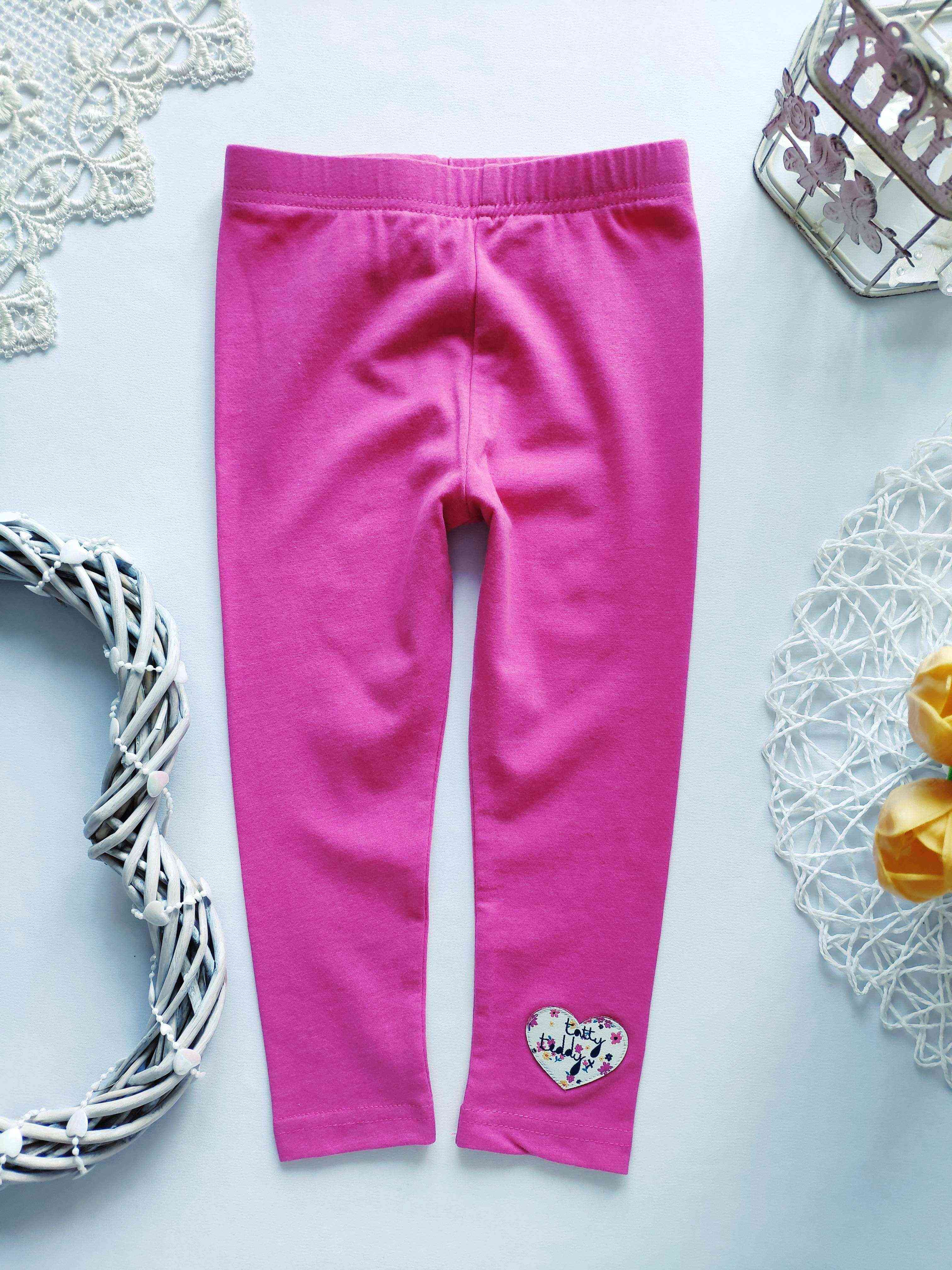 1,5\2 роки, зріст 86,92 Рожеві дитячі лосини