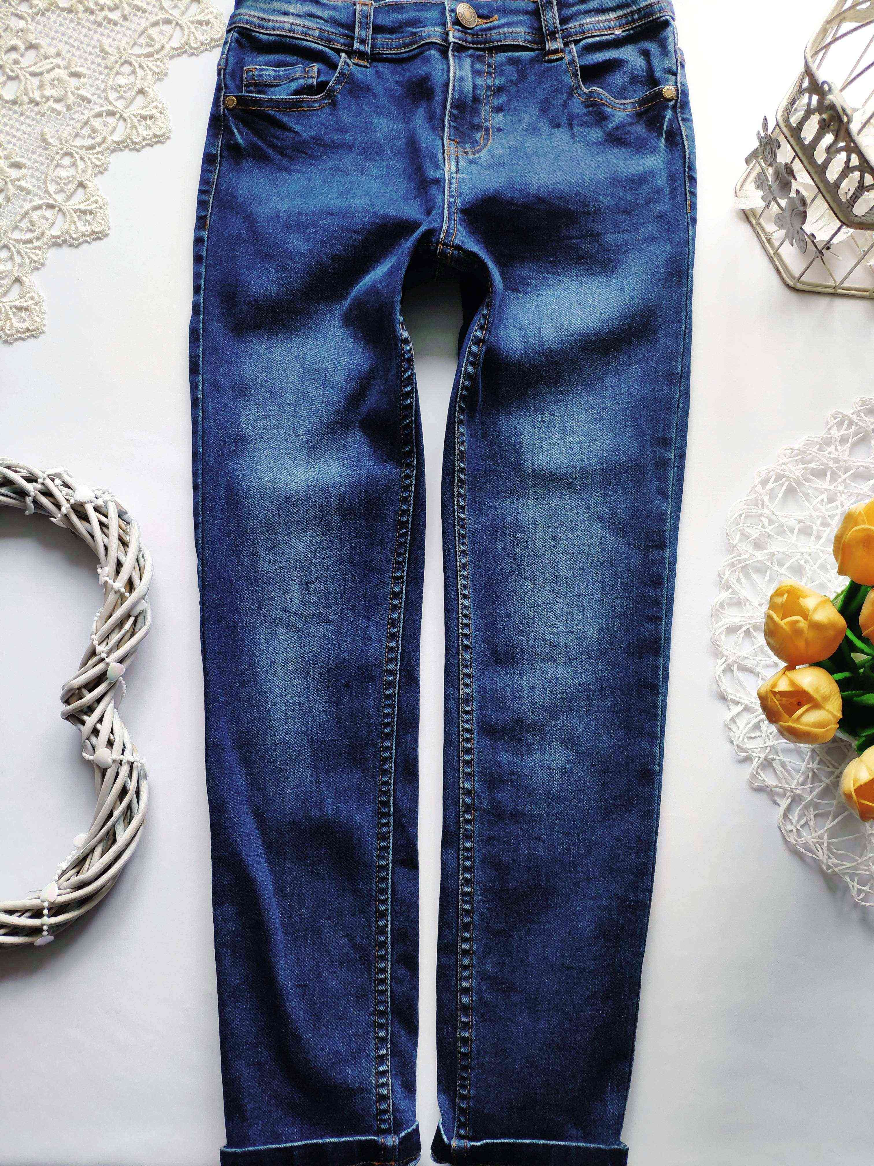 8,9 років, зріст 134 Стрейчові джинси скінні для хлопчика