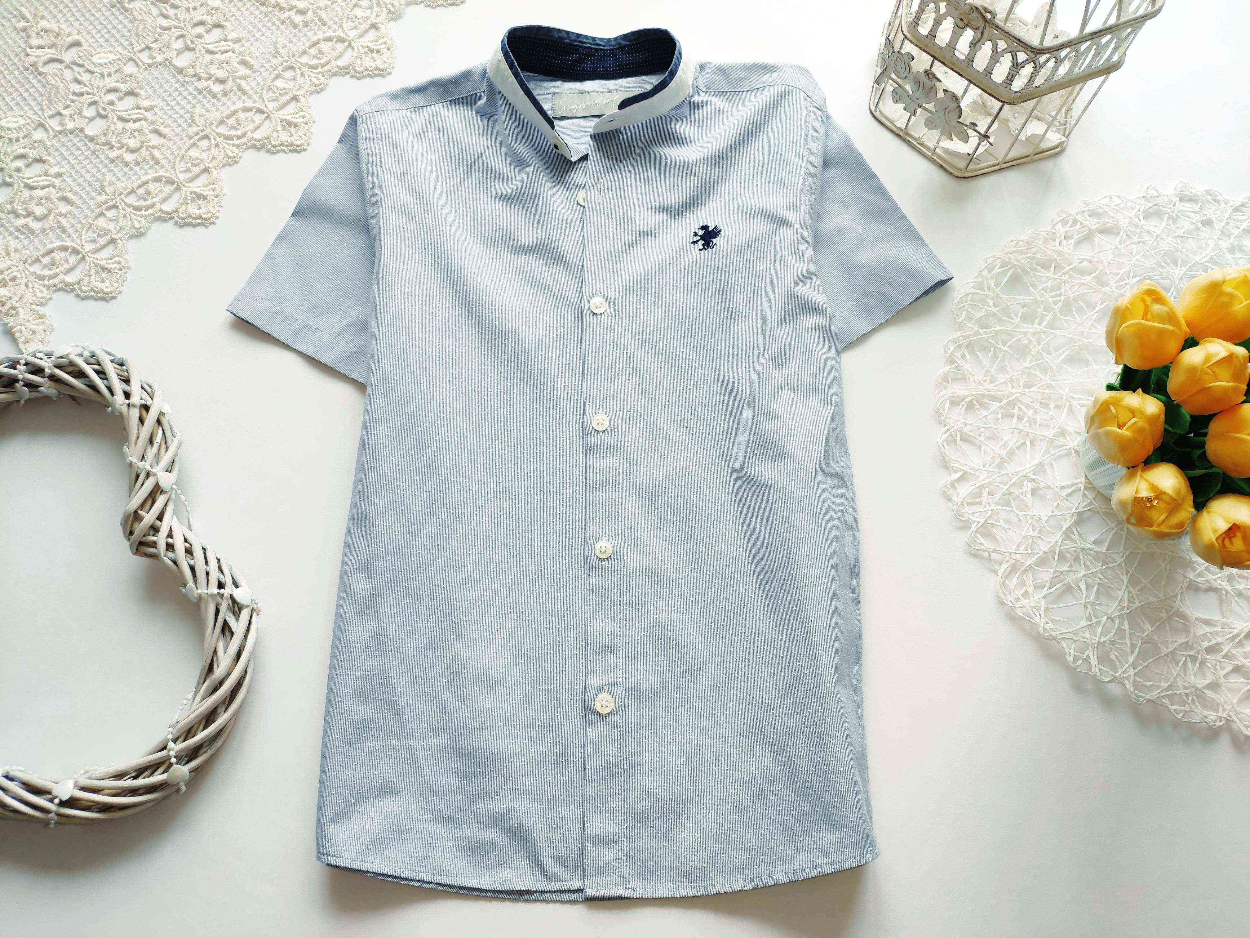 9 лет, рост 134 Рубашка для мальчика