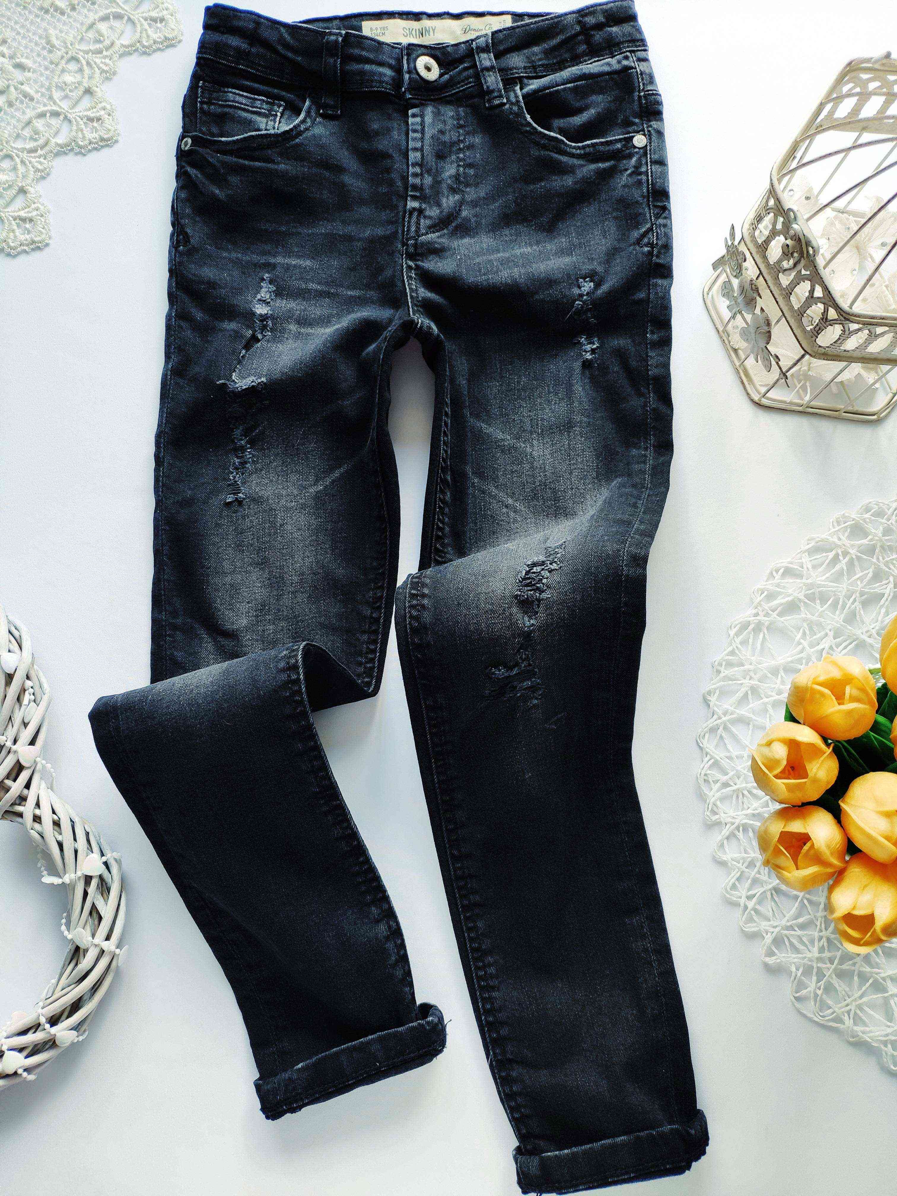 8,9 років, зріст 134 Круті джинсі скінні