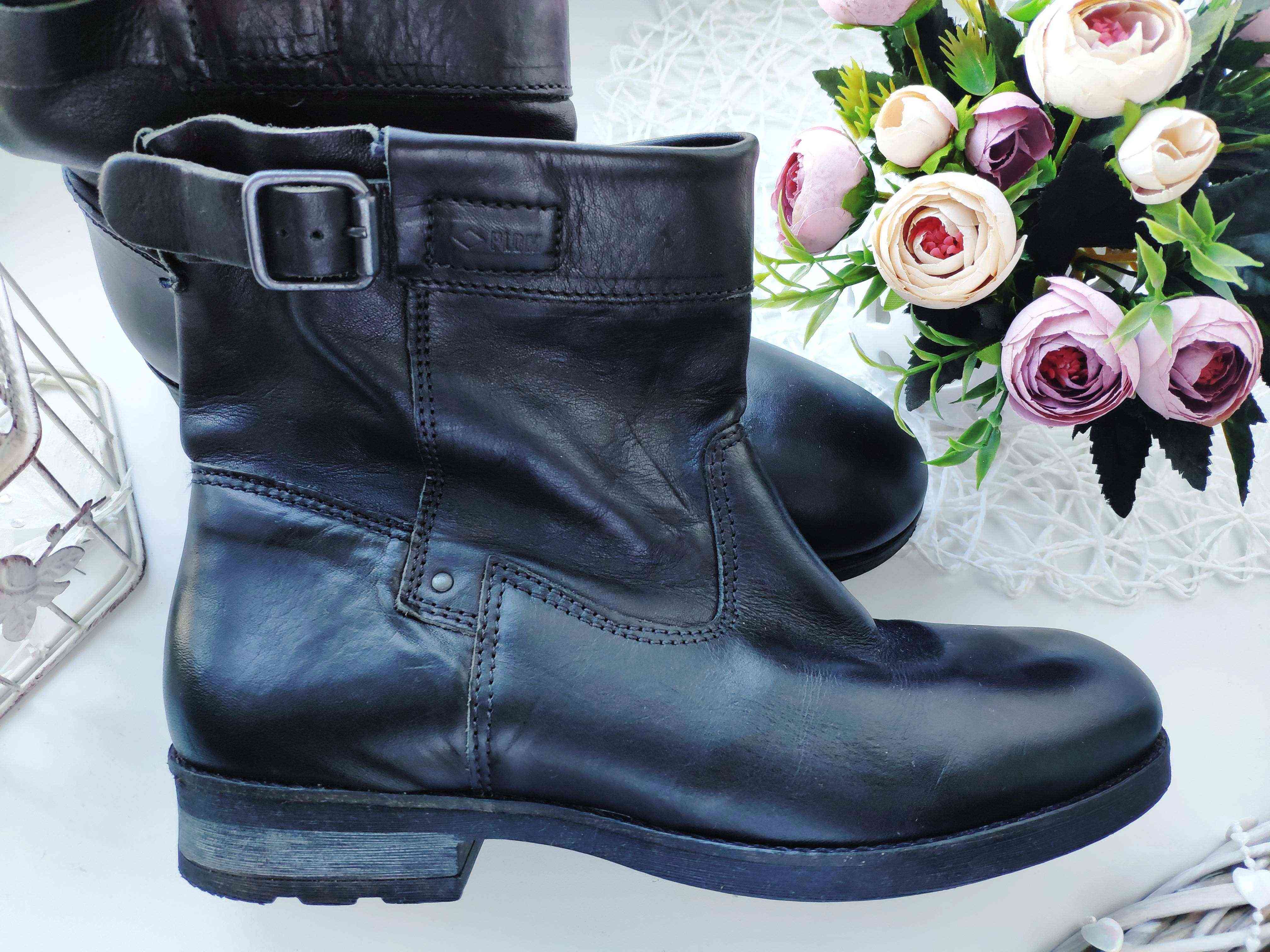 40 (26 см) Жіночі шкіряні черевики демісезонні